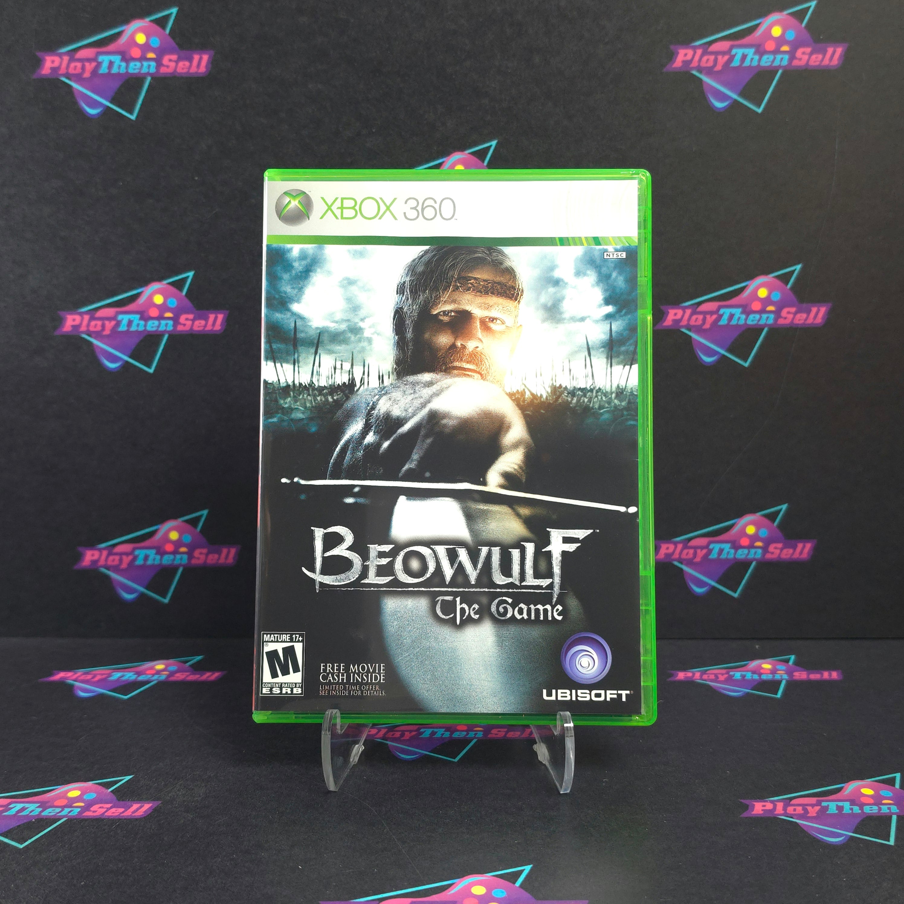 Beowulf The Game Xbox 360 + Movie Ticket Complete - Excellent