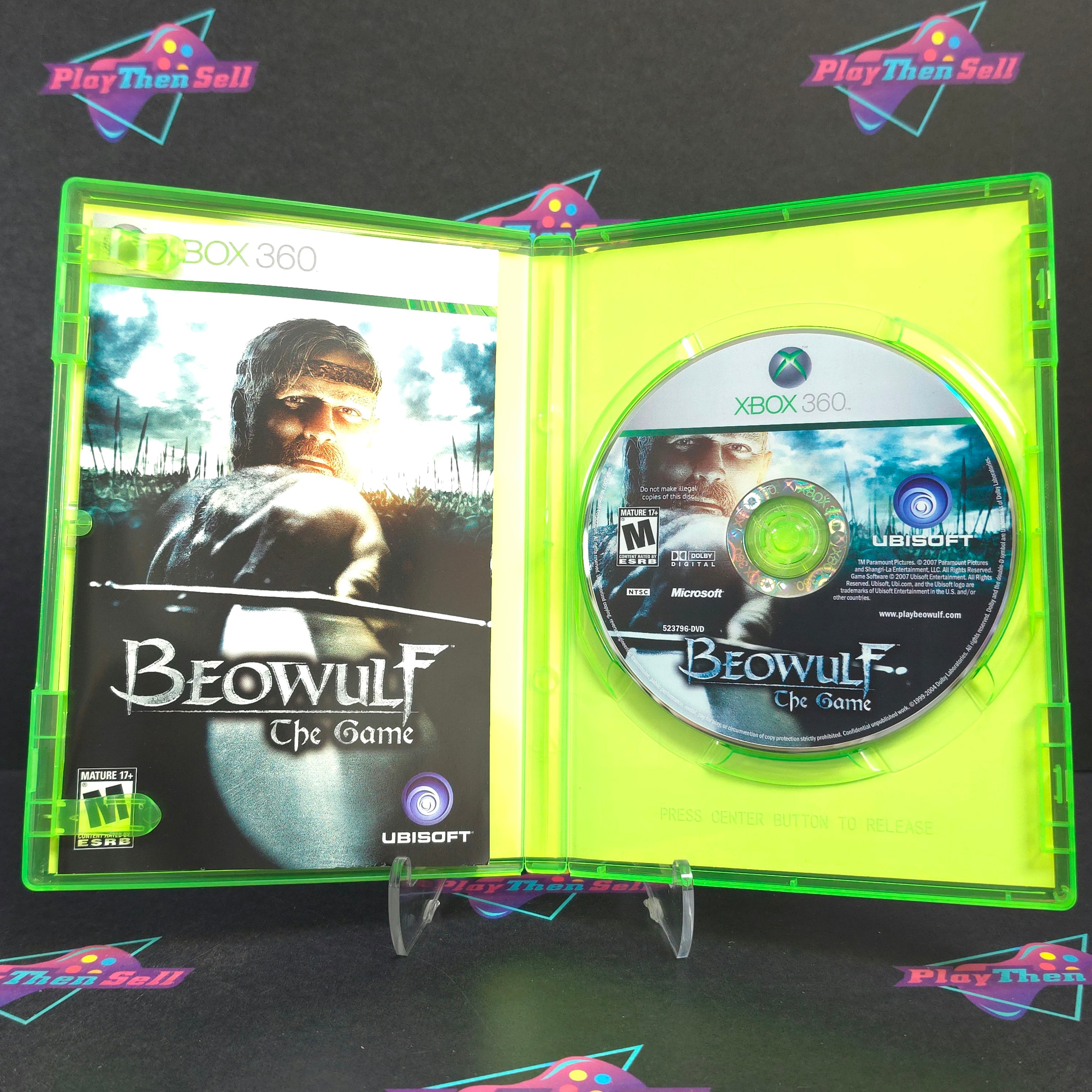 Beowulf The Game Xbox 360 + Movie Ticket Complete - Excellent