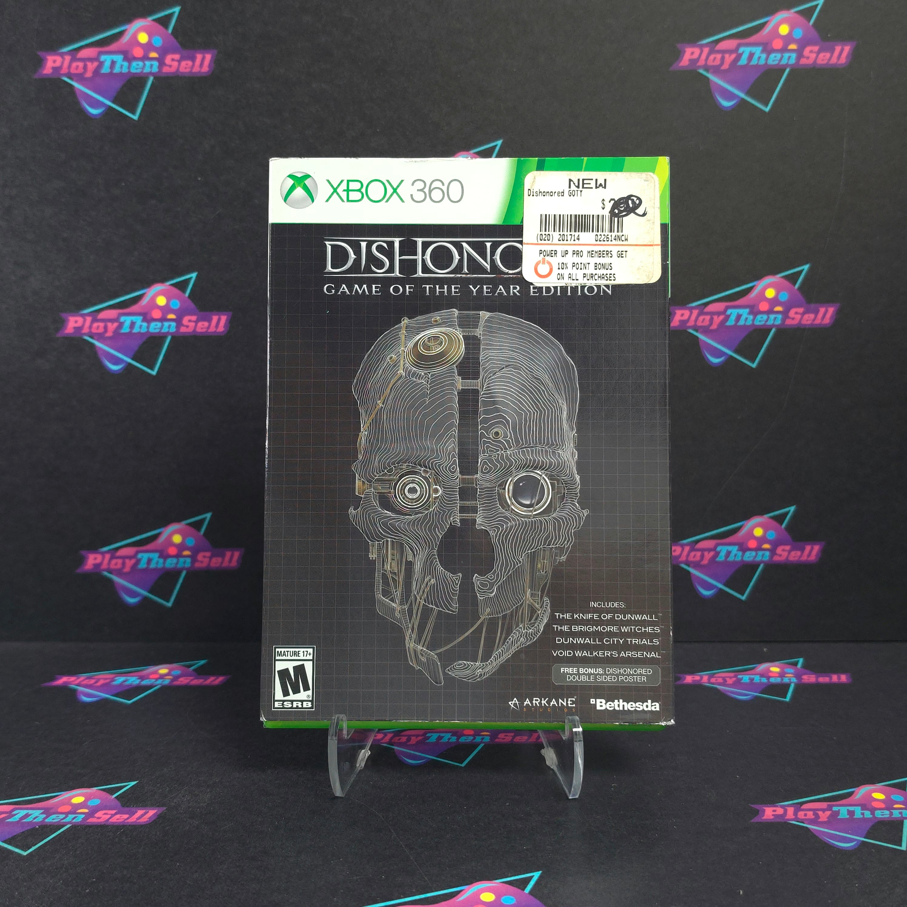 Dishonored GOTY Xbox 360 + Sleeve Complete - Excellent