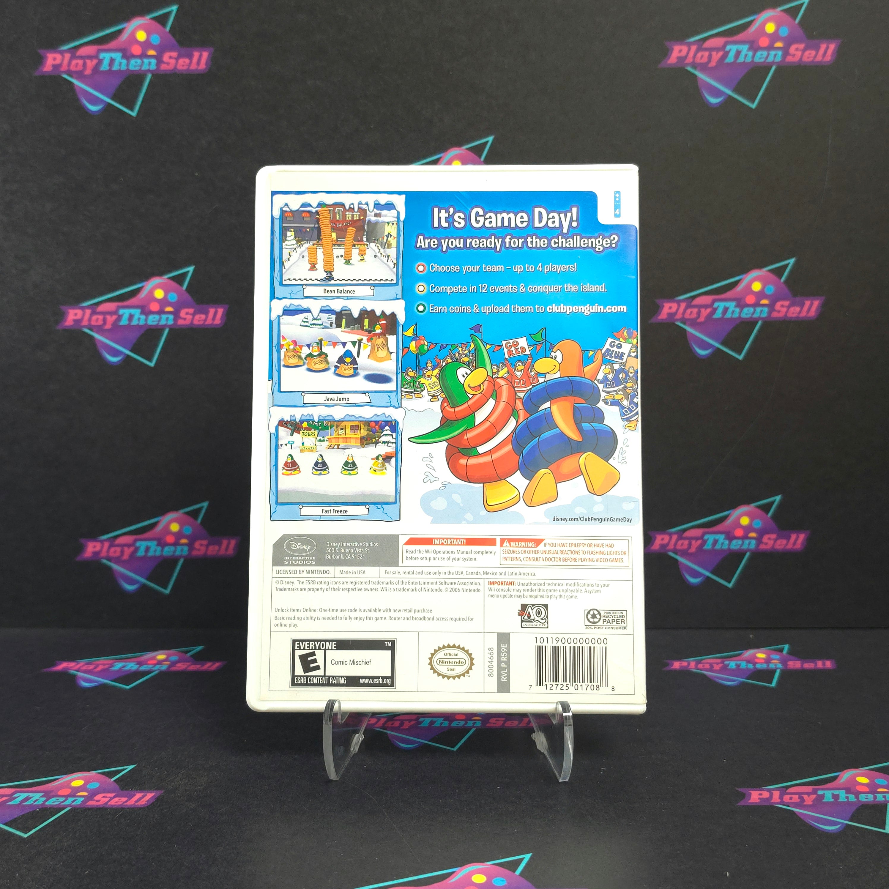 Club Penguin Game Day! Nintendo Wii - Very Good
