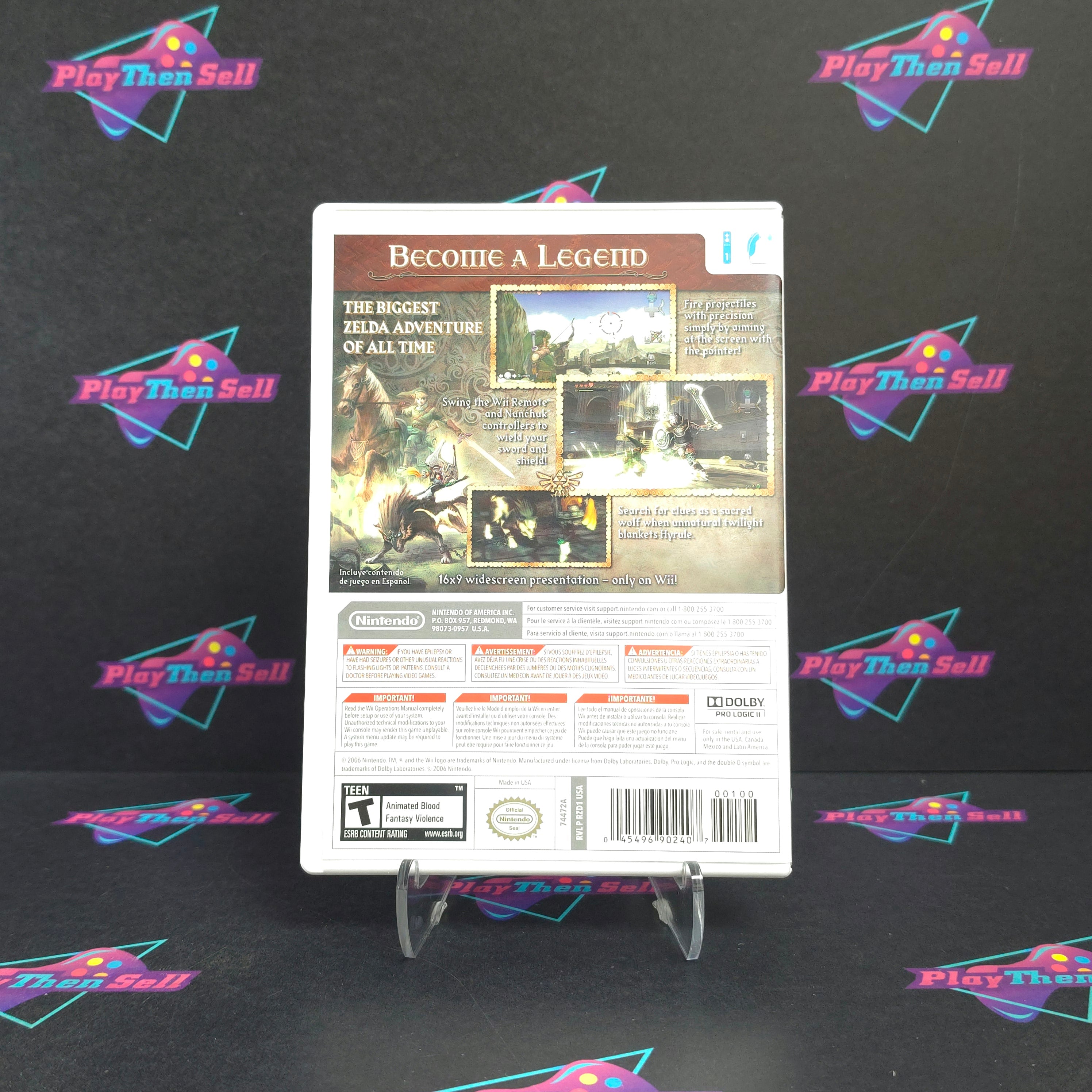 Legend of Zelda Twilight Princess Nintendo Wii Selects - Very Good