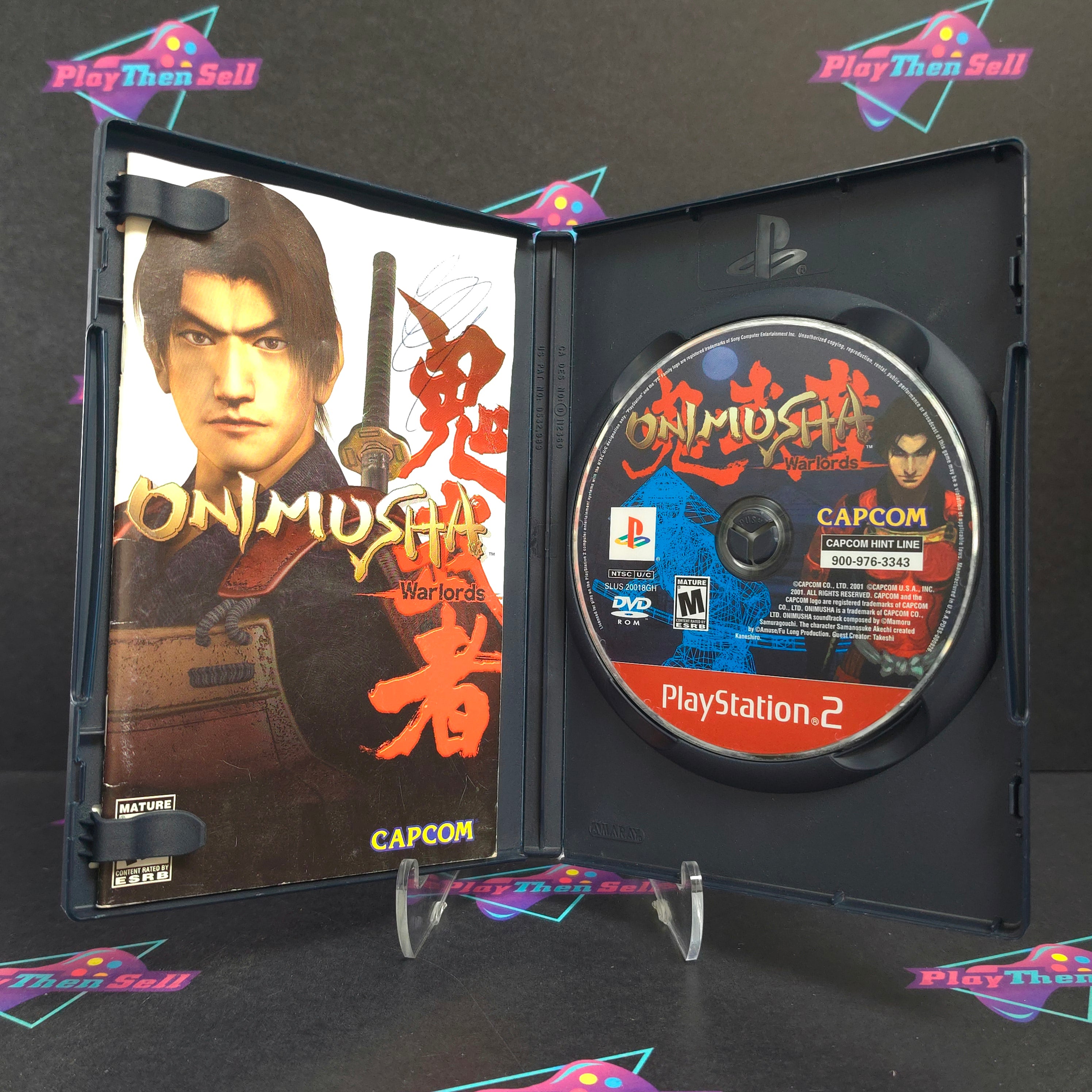 Onimusha Warlords PS2 PlayStation 2 GH Complete - Very Good