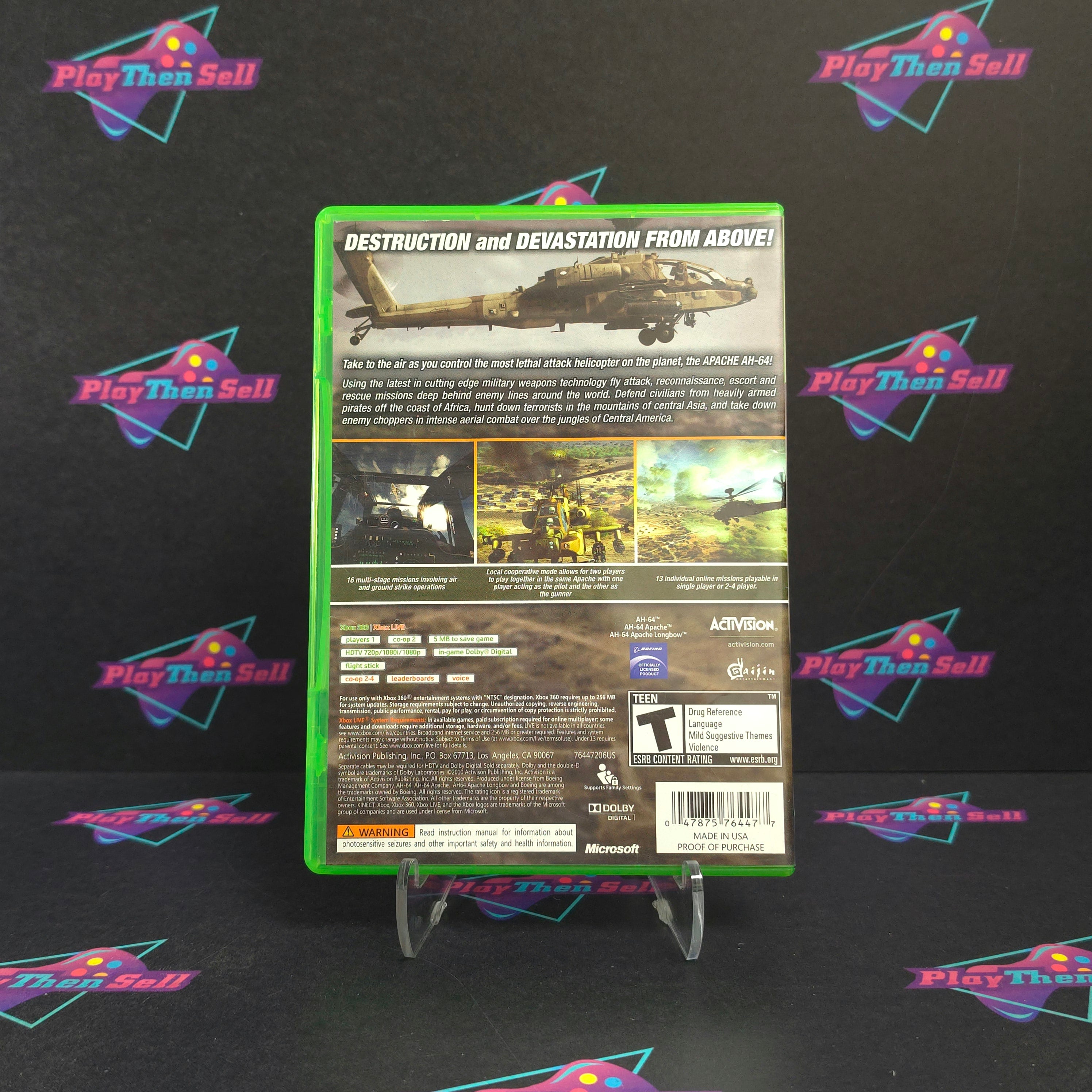 Apache Air Assault Xbox 360 - Very Good