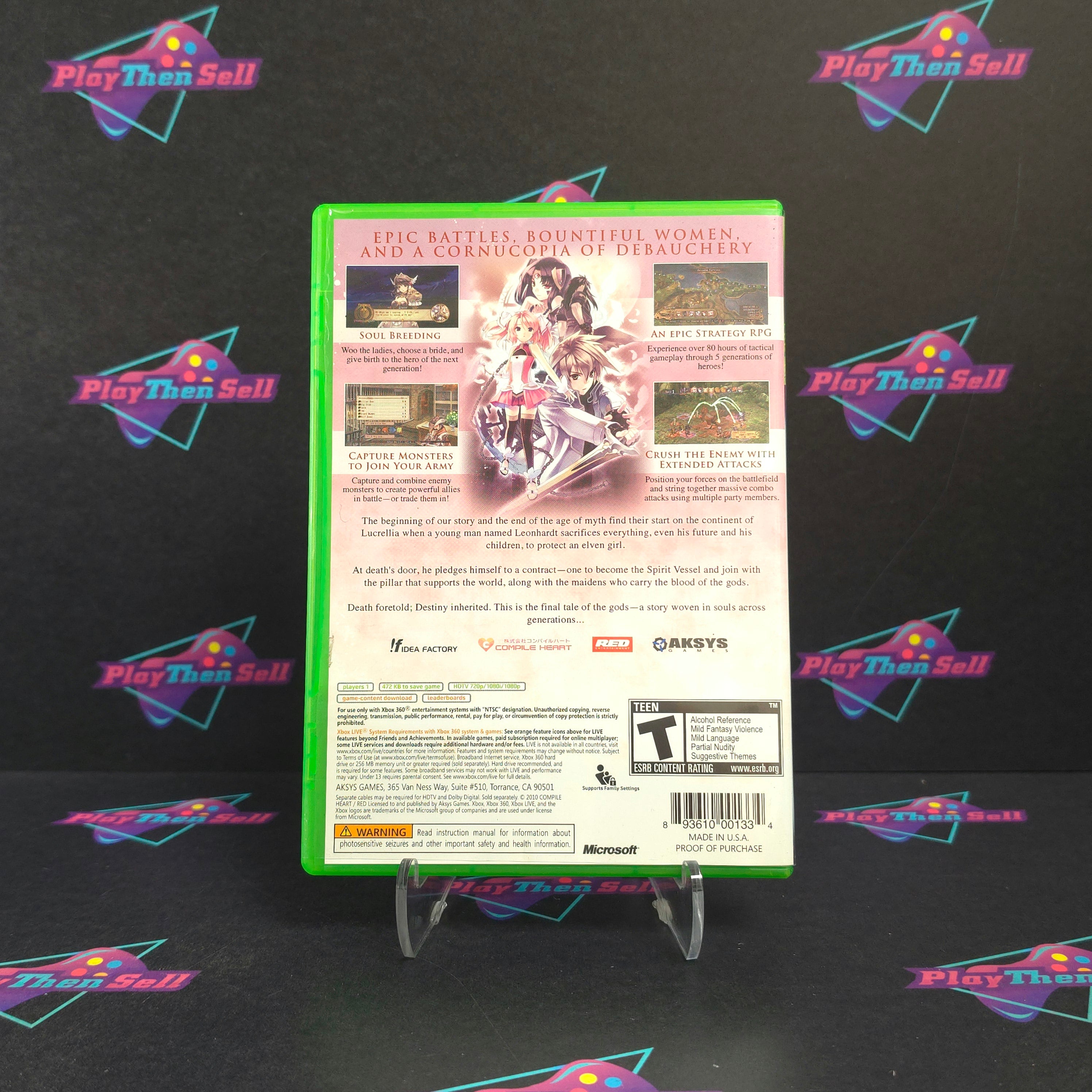Record of Agarest War Xbox 360 - Very Good