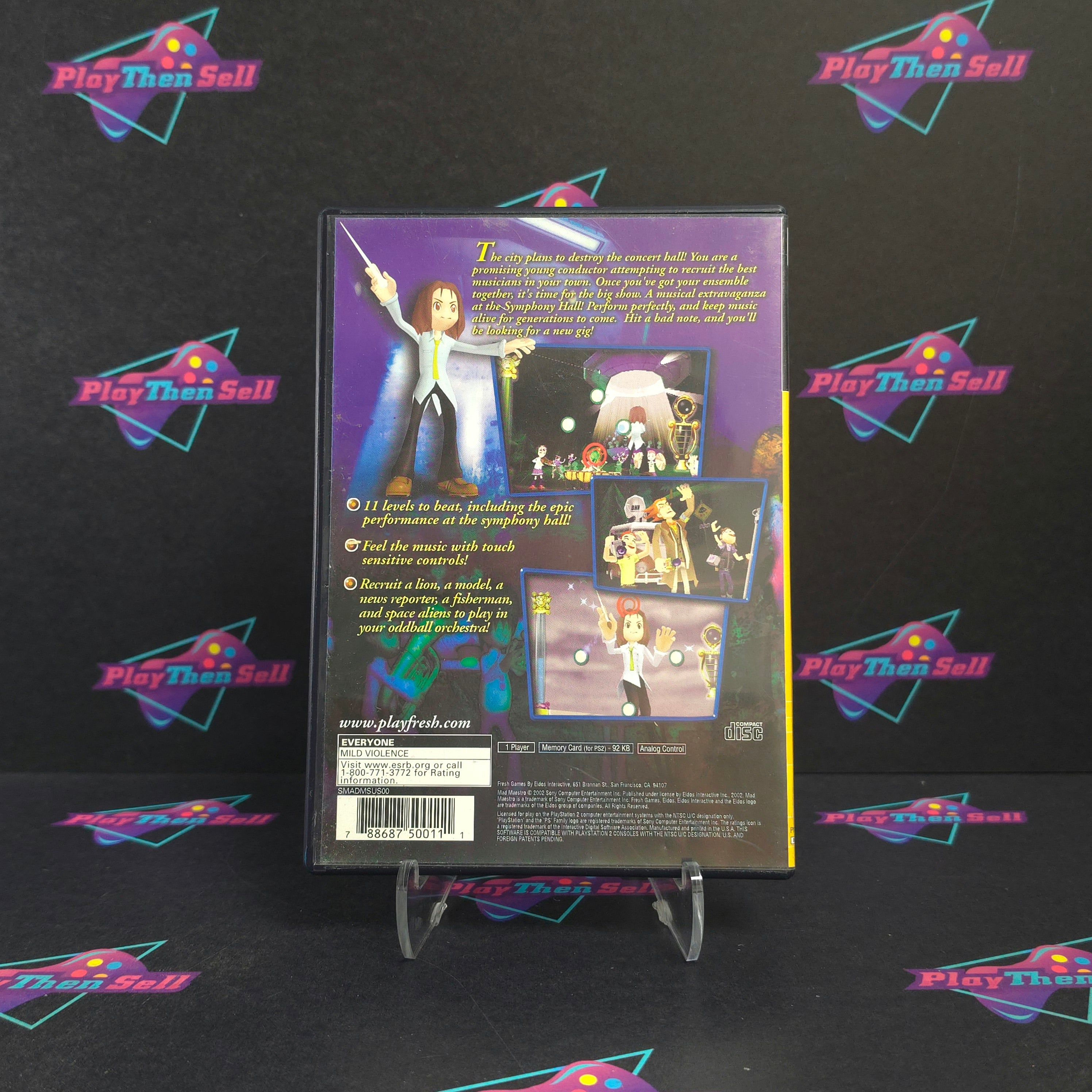Mad Maestro! PS2 PlayStation 2 - Very Good