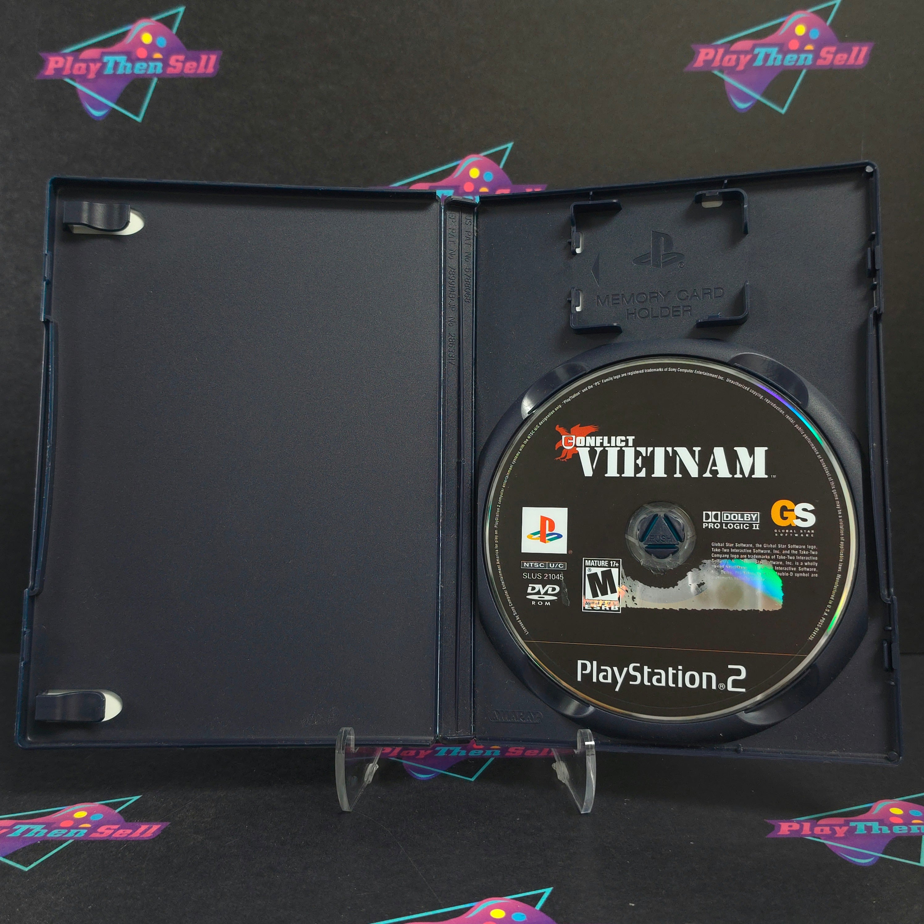 Conflict Vietnam PS2 PlayStation 2 Rental Art - Very Good