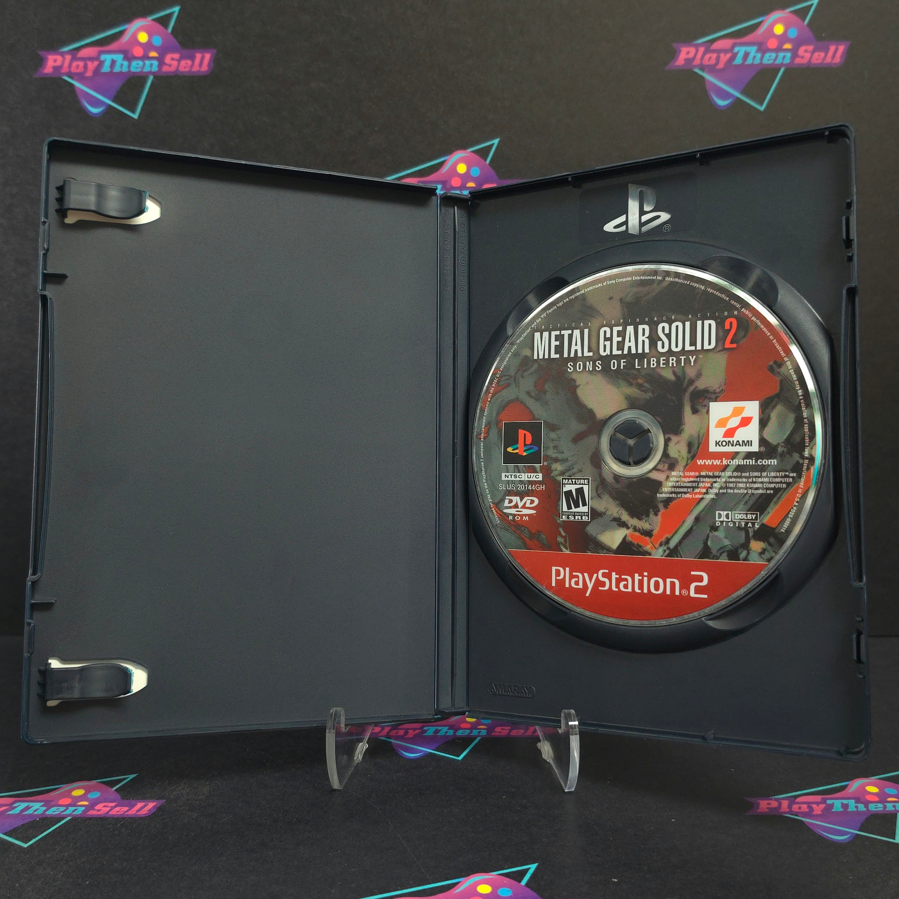 Metal Gear Solid 2 Sons of Liberty PS2 PlayStation 2 GH - Very Good