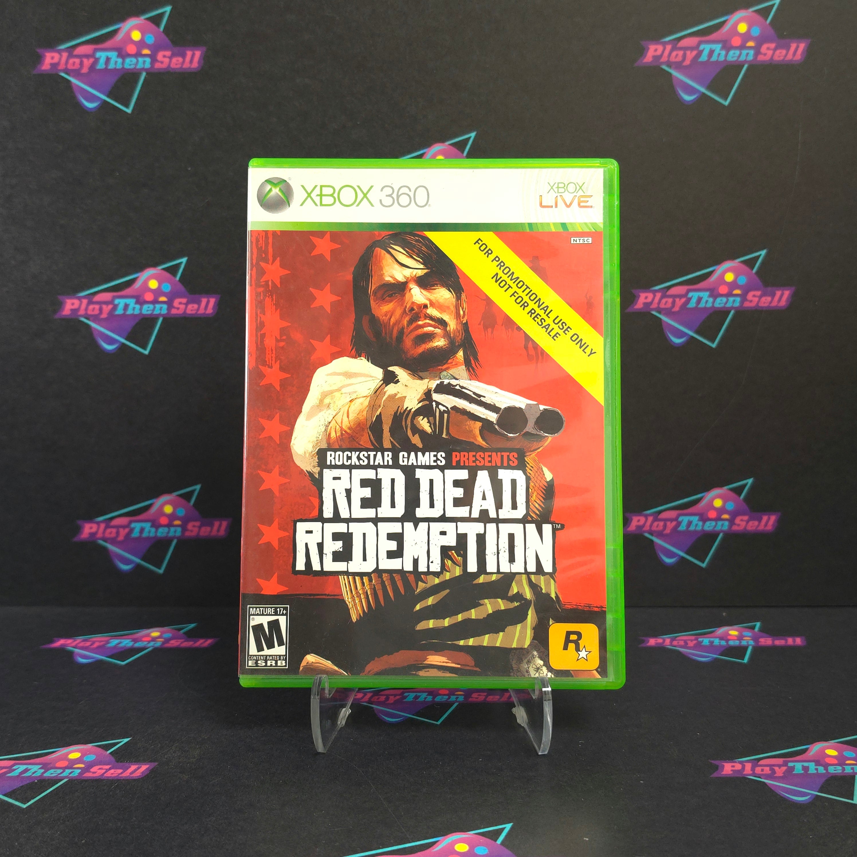 Red Dead Redemption Xbox 360 Promotional Copy + Map CIB - Excellent