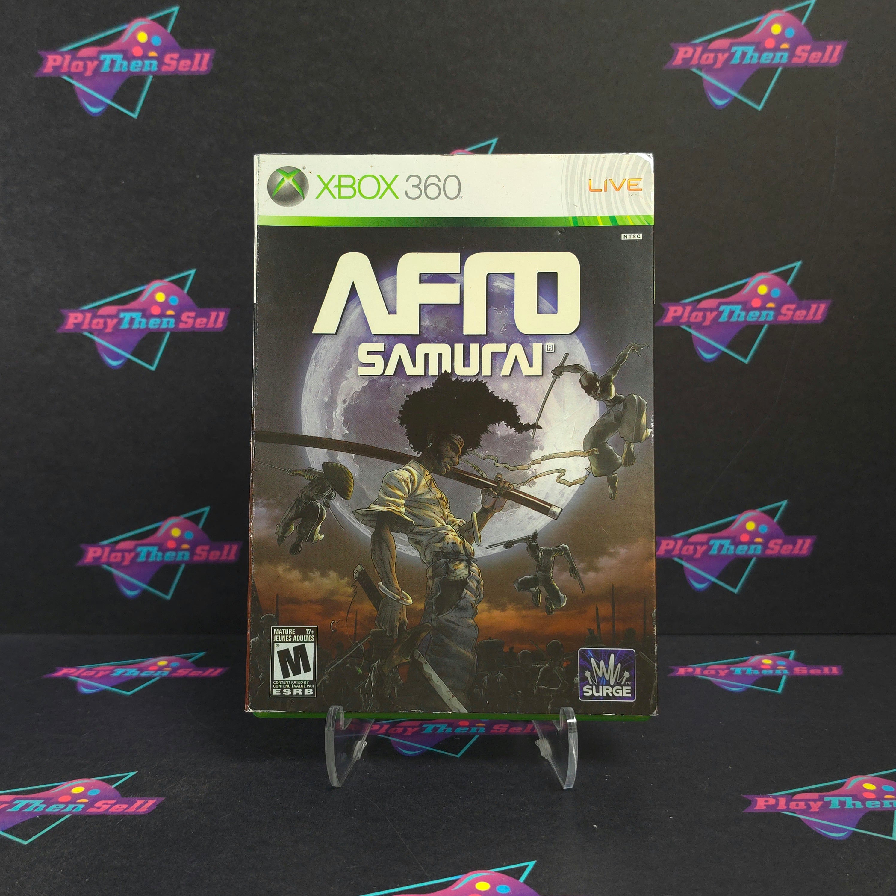 Afro Samurai Xbox 360 + Sleeve Complete - Excellent