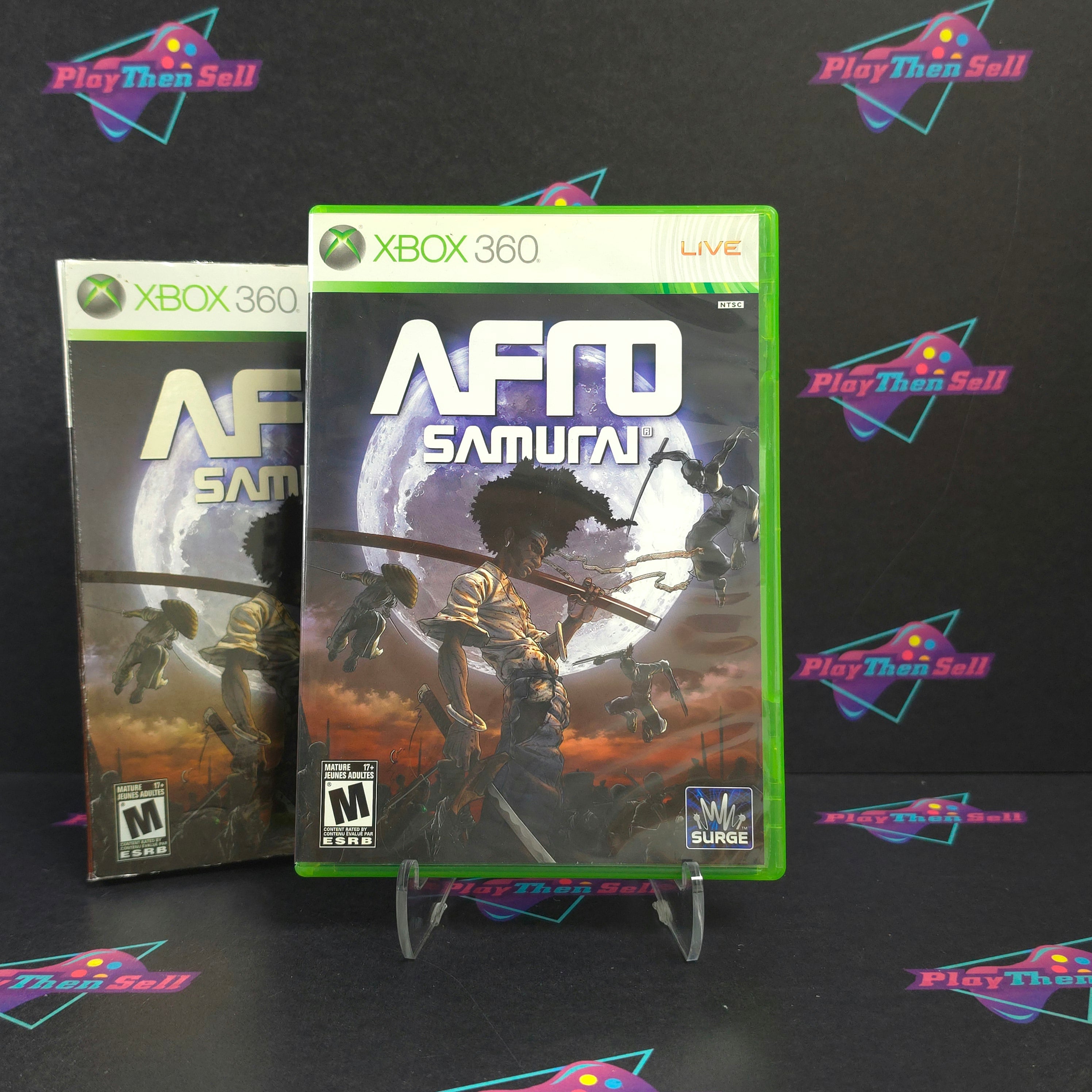 Afro Samurai Xbox 360 + Sleeve Complete - Excellent