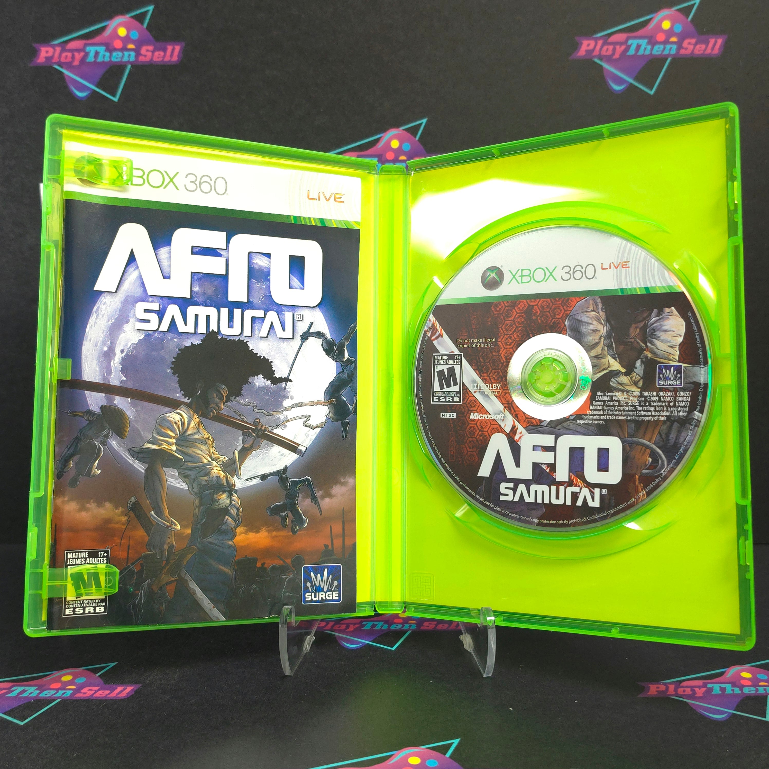 Afro Samurai Xbox 360 + Sleeve Complete - Excellent
