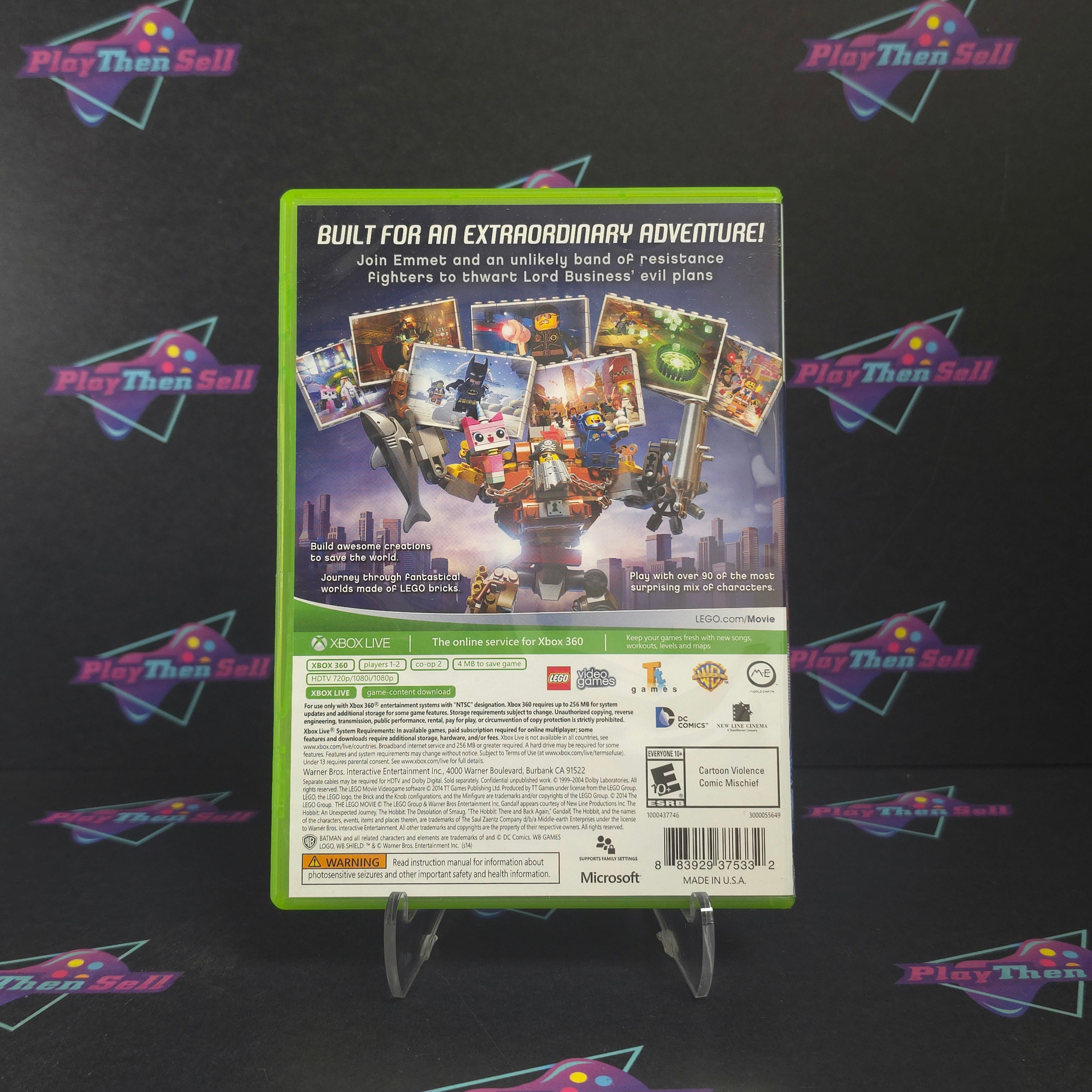 LEGO Movie VideoGame Xbox 360 Complete - Excellent