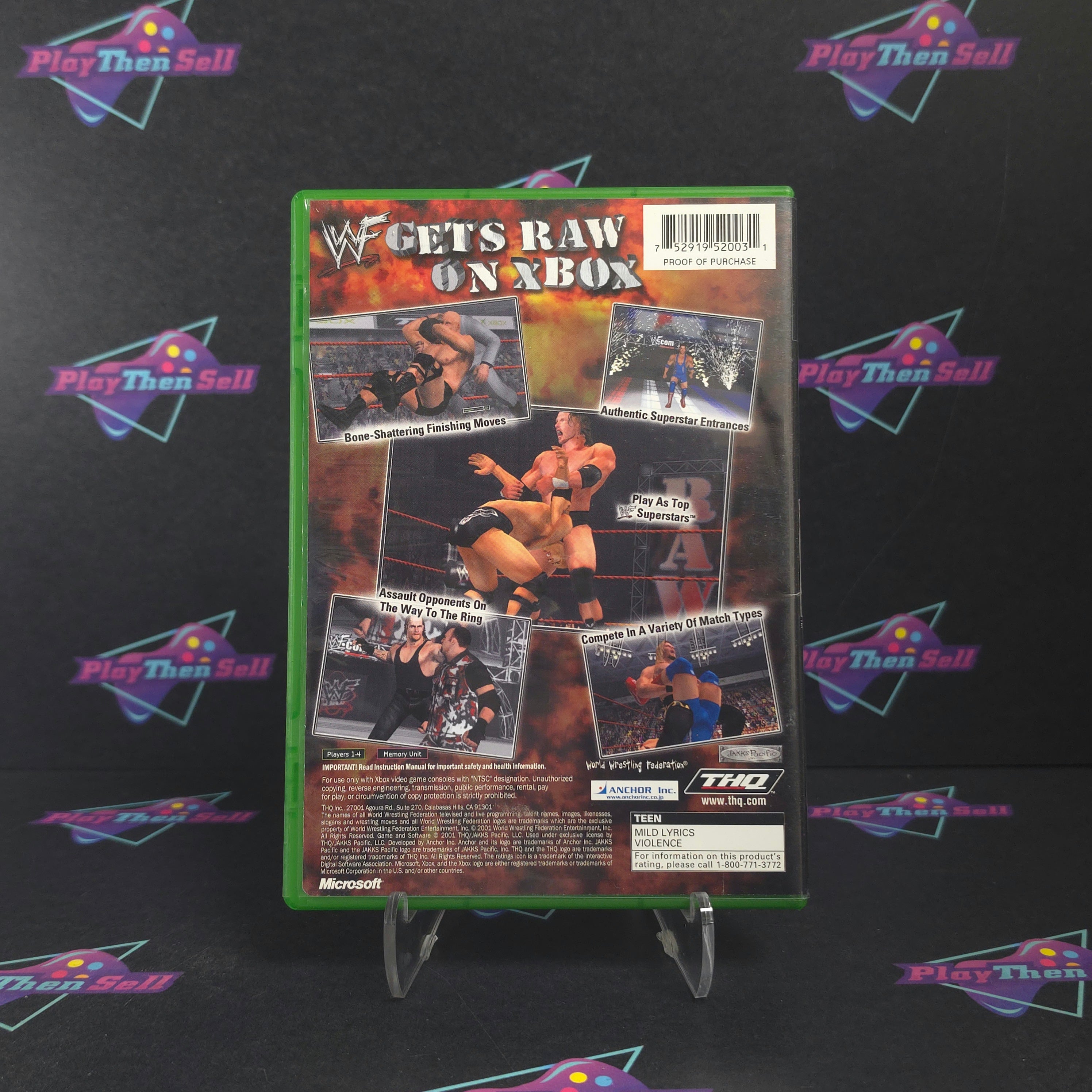 WWF Raw Xbox - Very Good