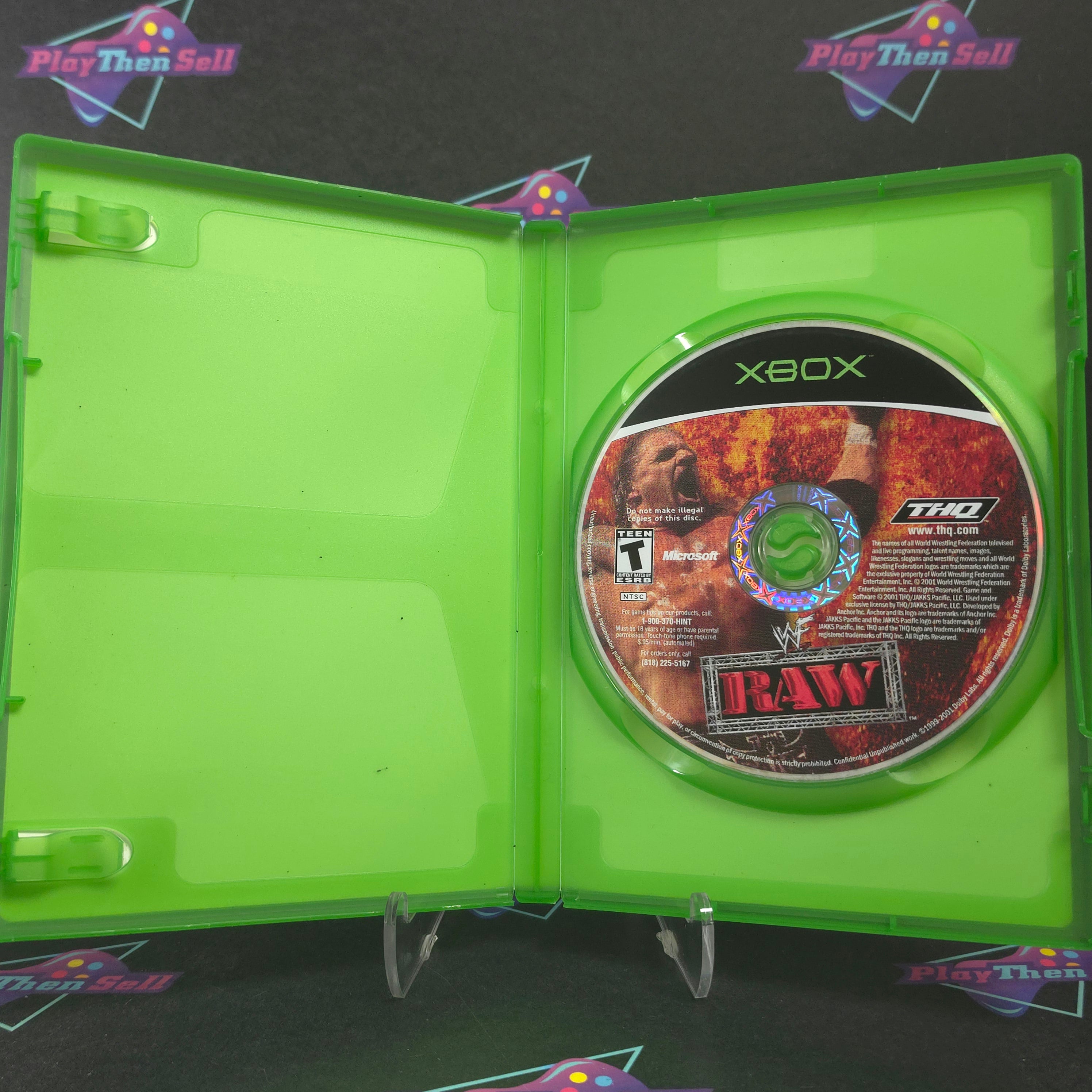 WWF Raw Xbox - Very Good