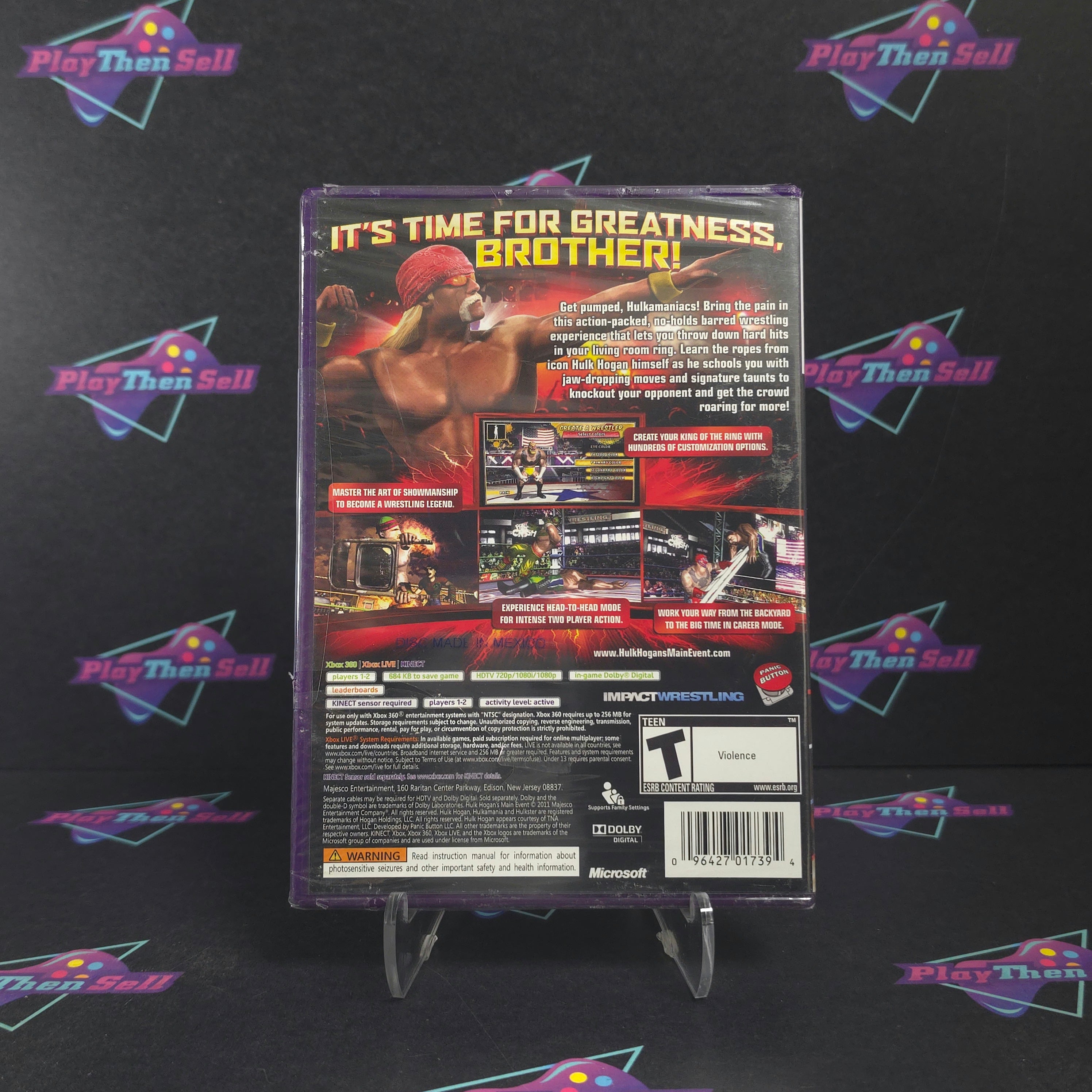 Hulk Hogan's Main Event Xbox 360 Sealed - Brand New