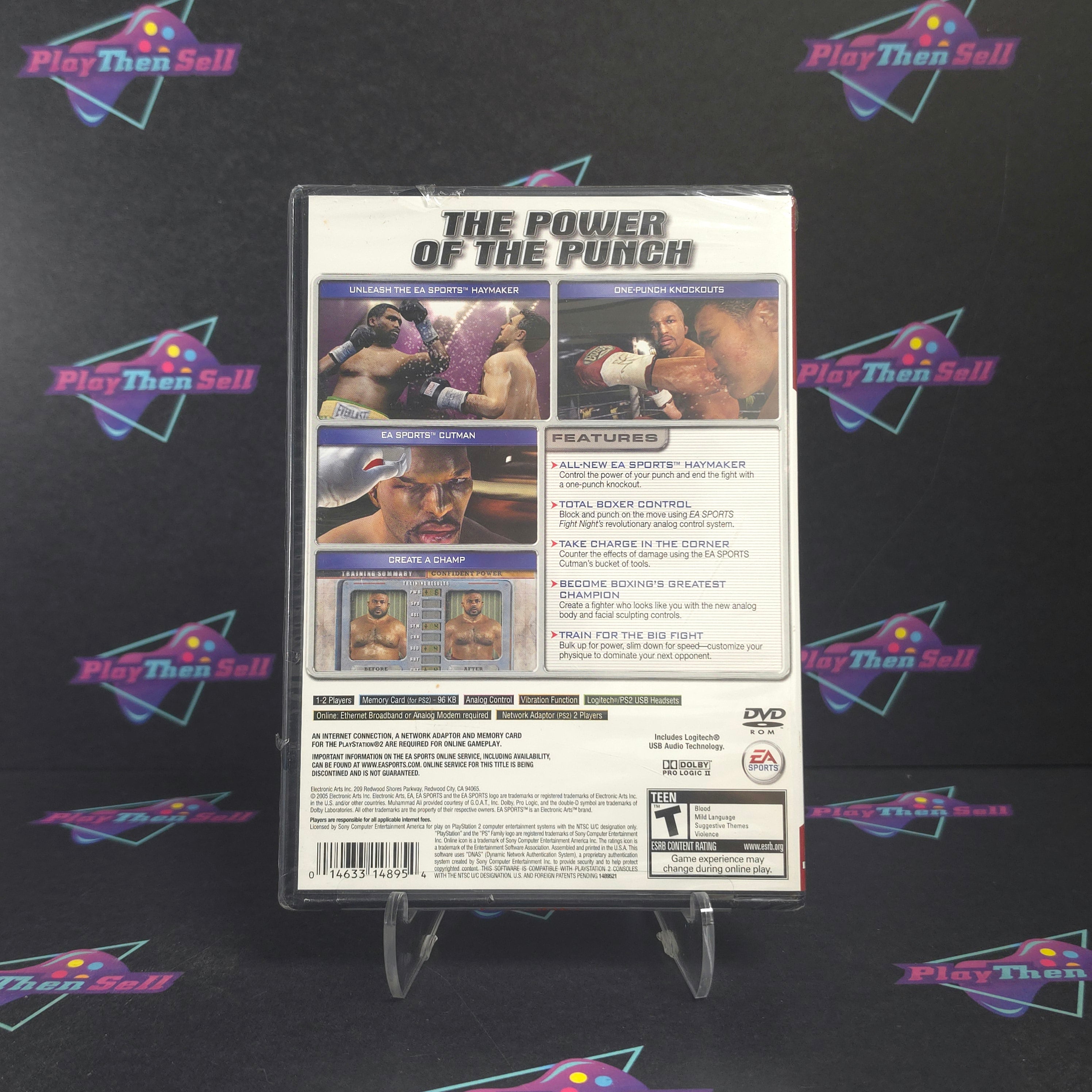 Fight Night Round 2 PS2 PlayStation 2 GH Sealed - Brand New