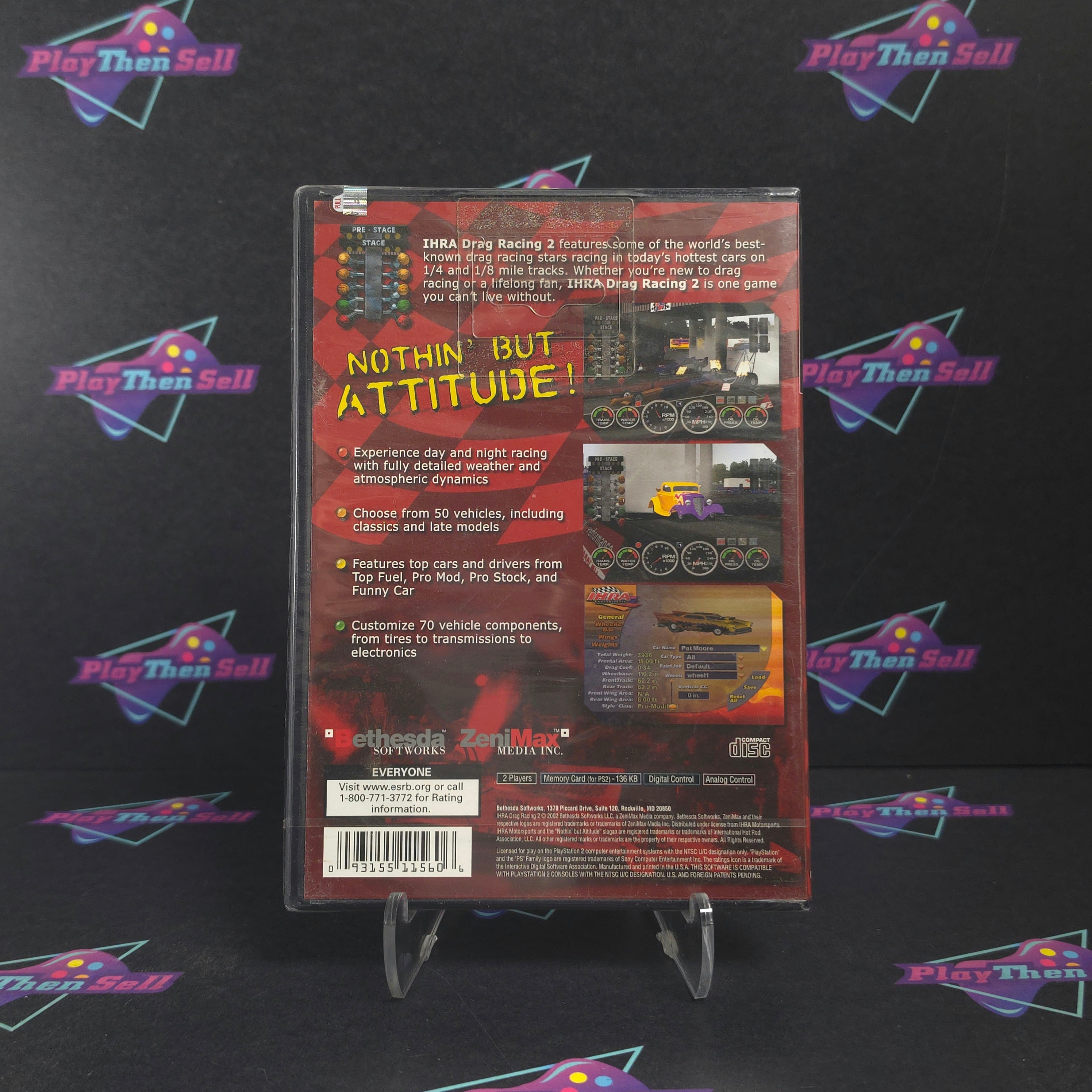 IHRA Drag Racing 2 PS2 PlayStation 2 Sealed - Brand New