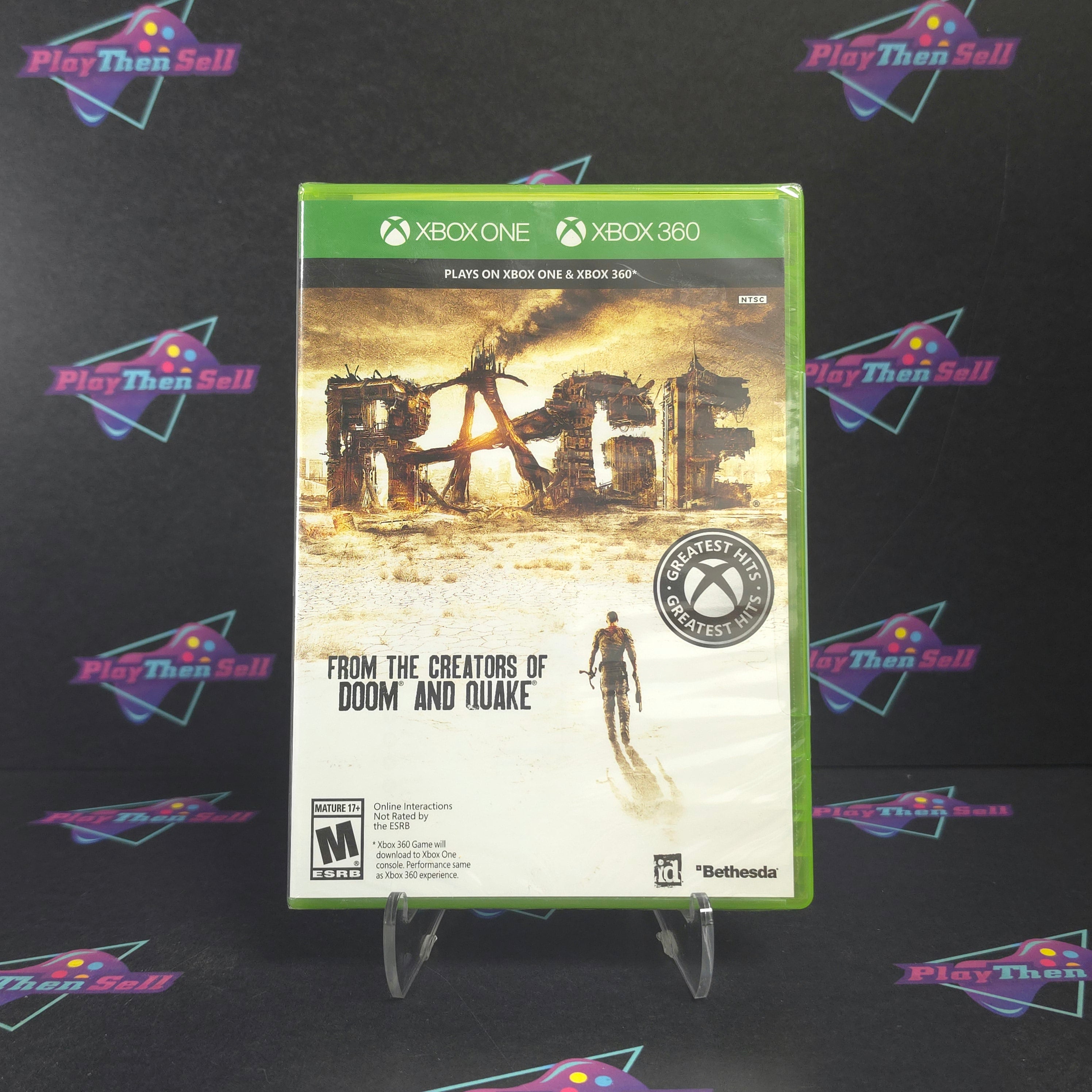Rage Xbox 360 / One Sealed - Brand New