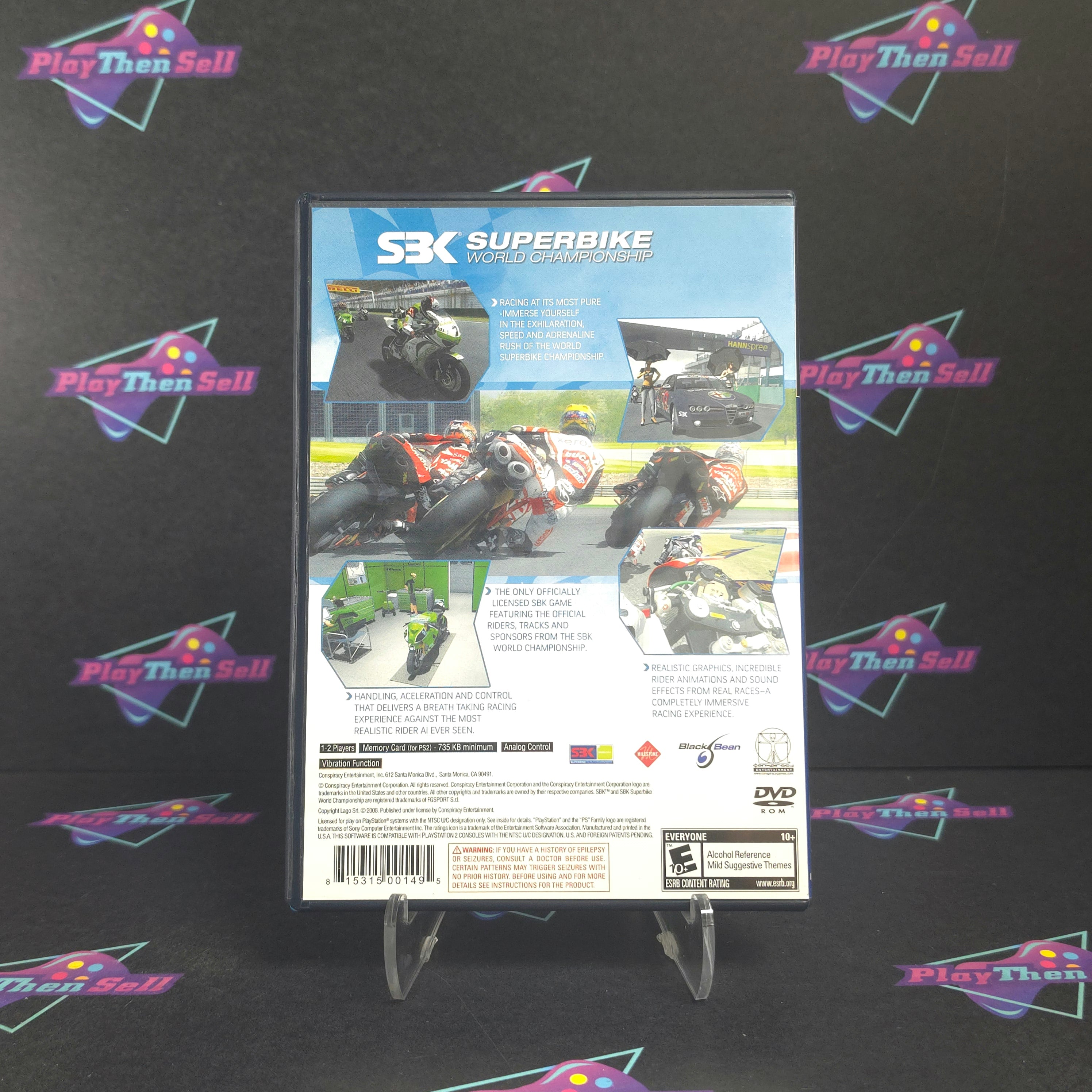 SBK Superbike World Championship PS2 PlayStation 2 CIB - Excellent