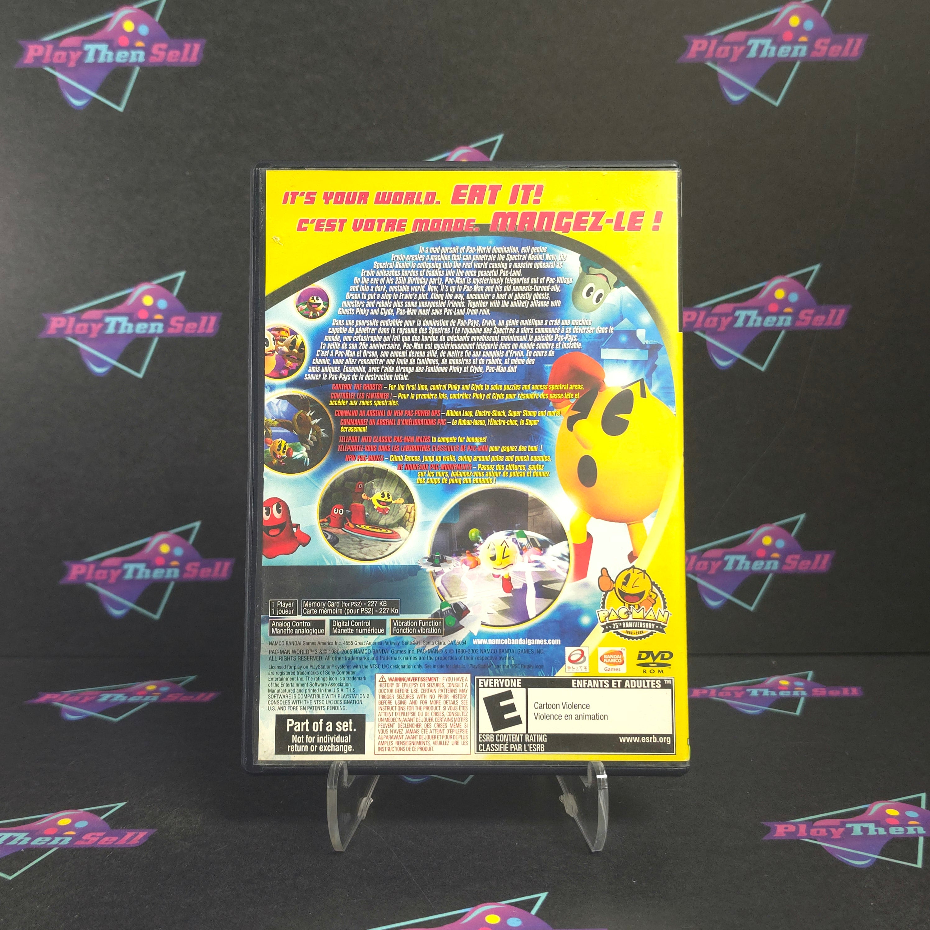 Pac-Man World 3 PS2 PlayStation 2 - Very Good
