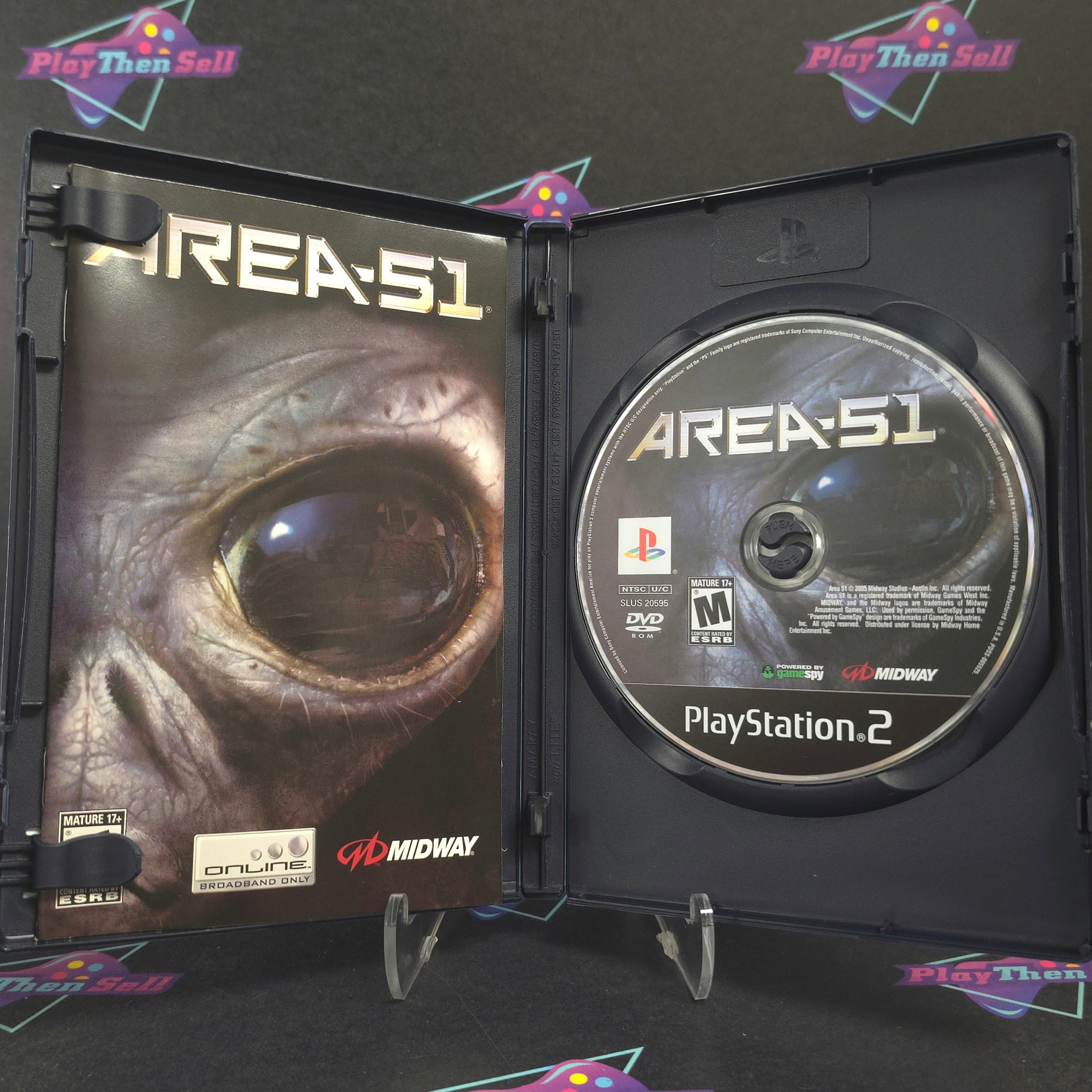 Area 51 PS2 PlayStation 2 + Reg Complete - Excellent