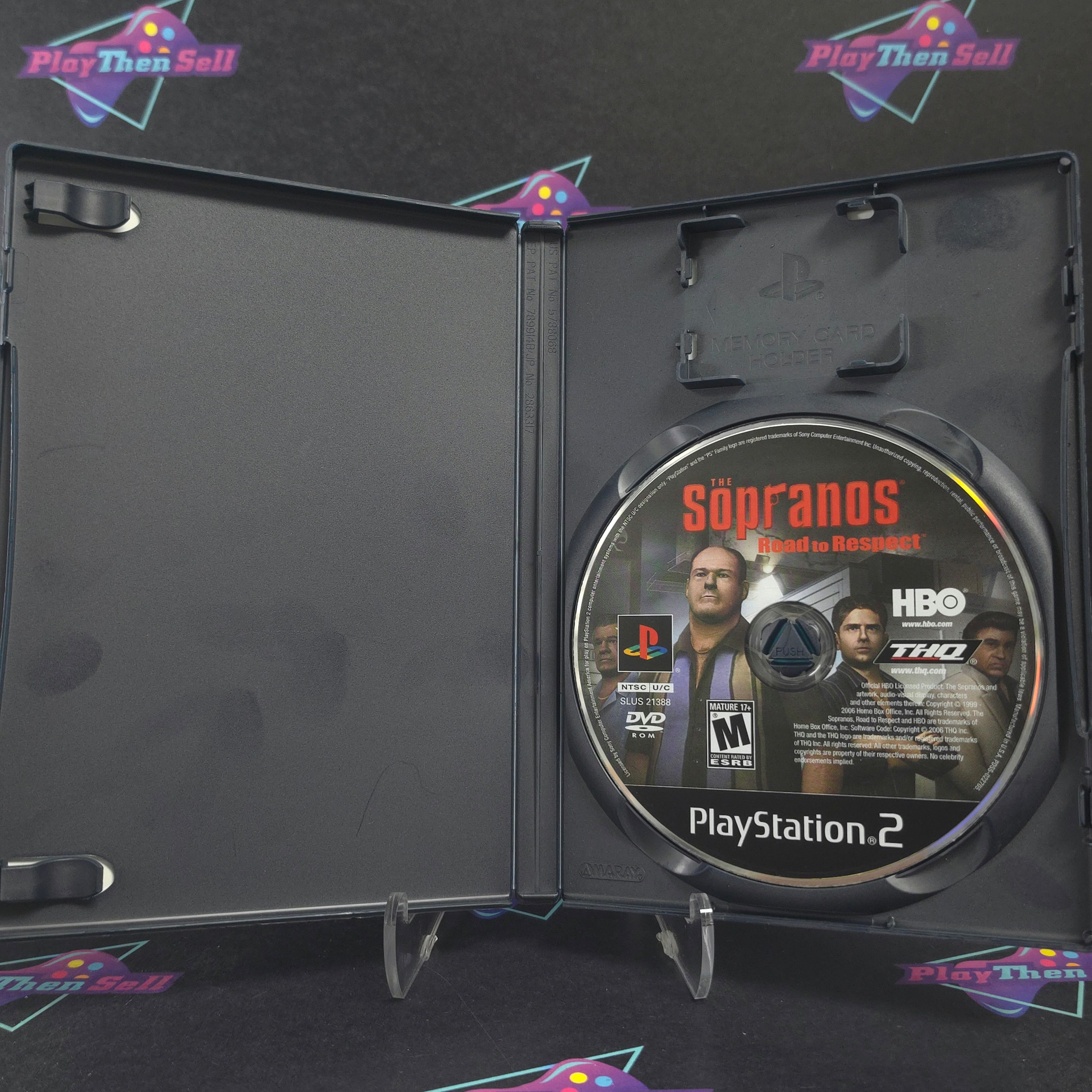 The Sopranos Road to Respect PS2 PlayStation 2 - Very Good