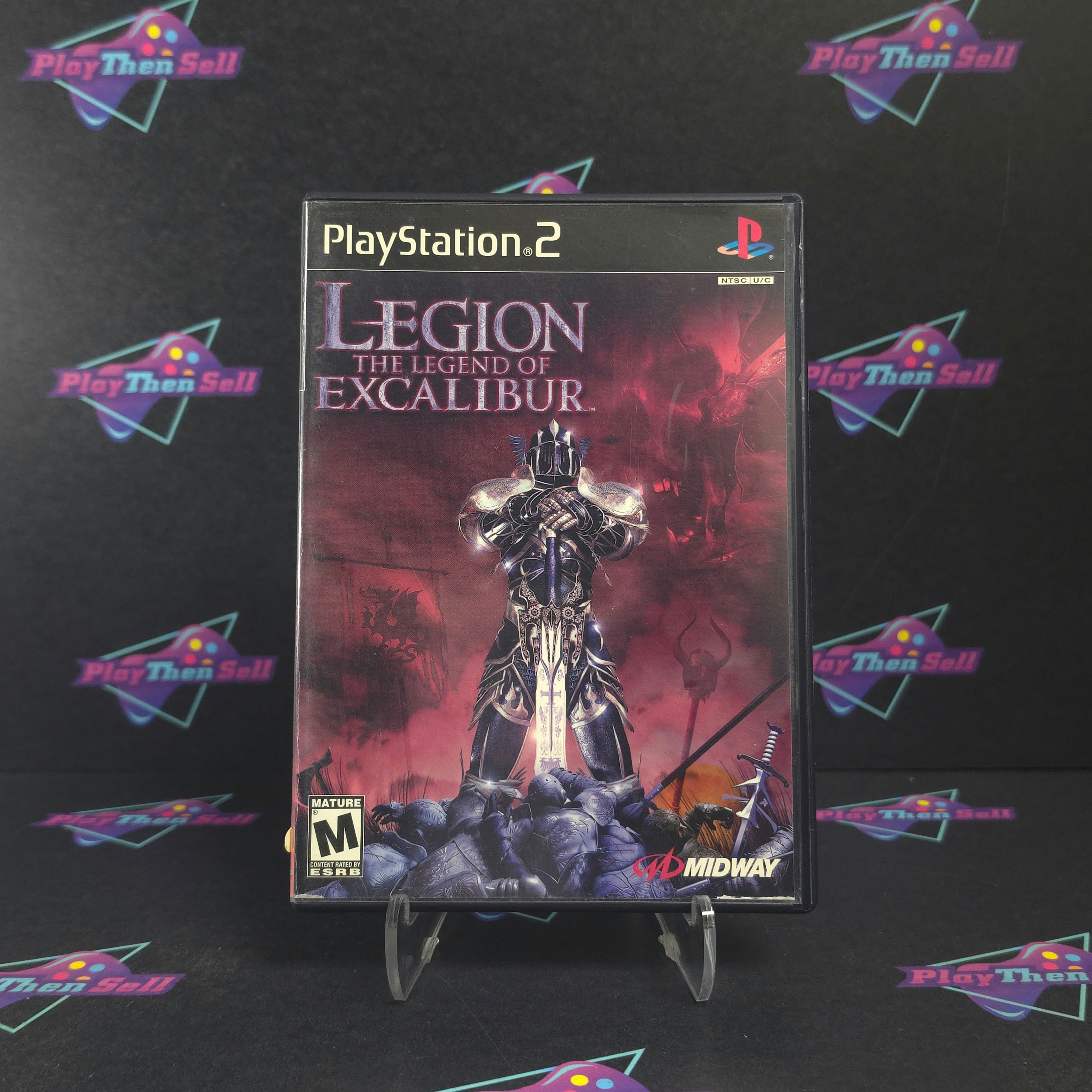 Legion The Legend of Excalibur PS2 PlayStation 2 + Reg CIB - Very Good