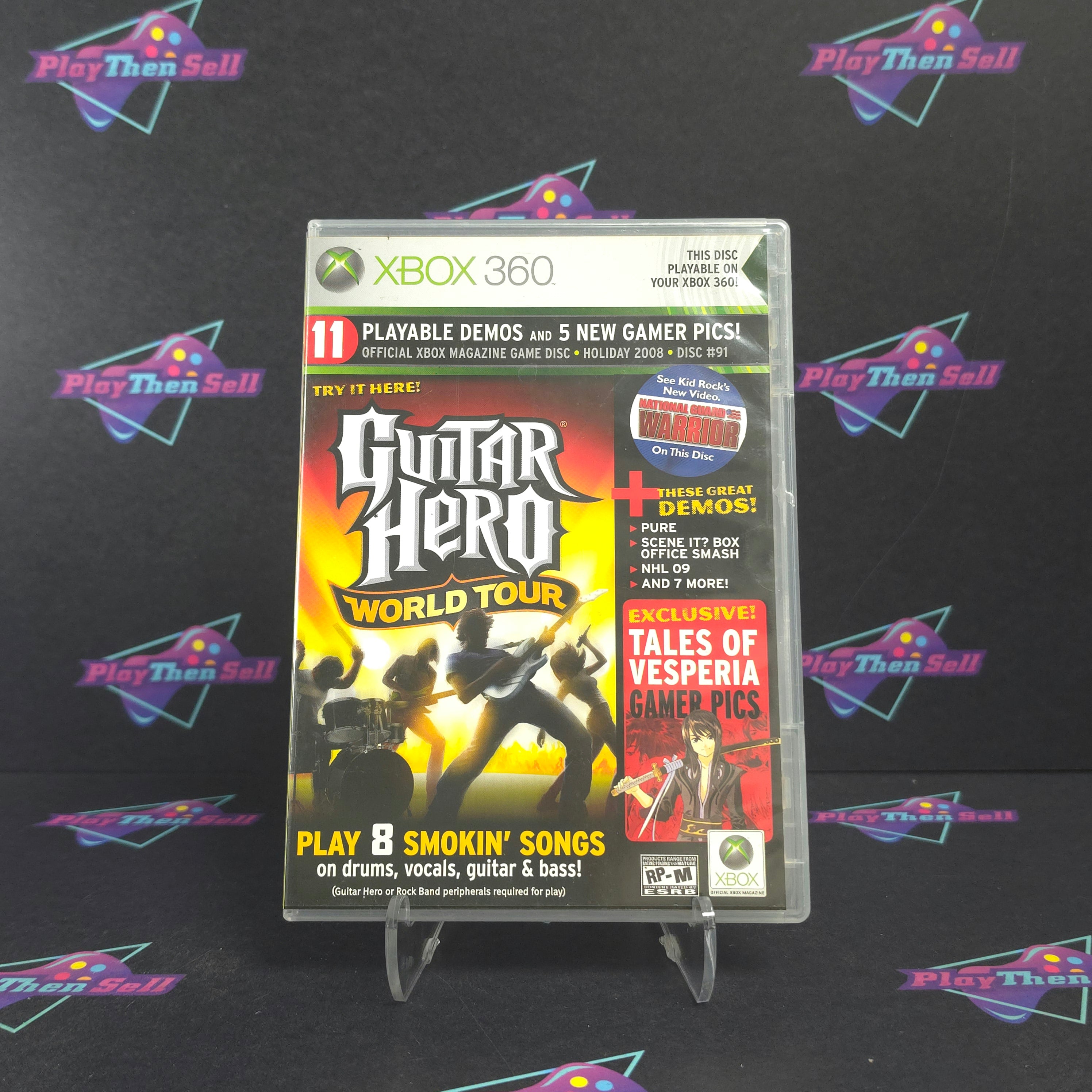 Official Xbox Magazine Game Disc #91 Guitar Hero Xbox 360 - Excellent