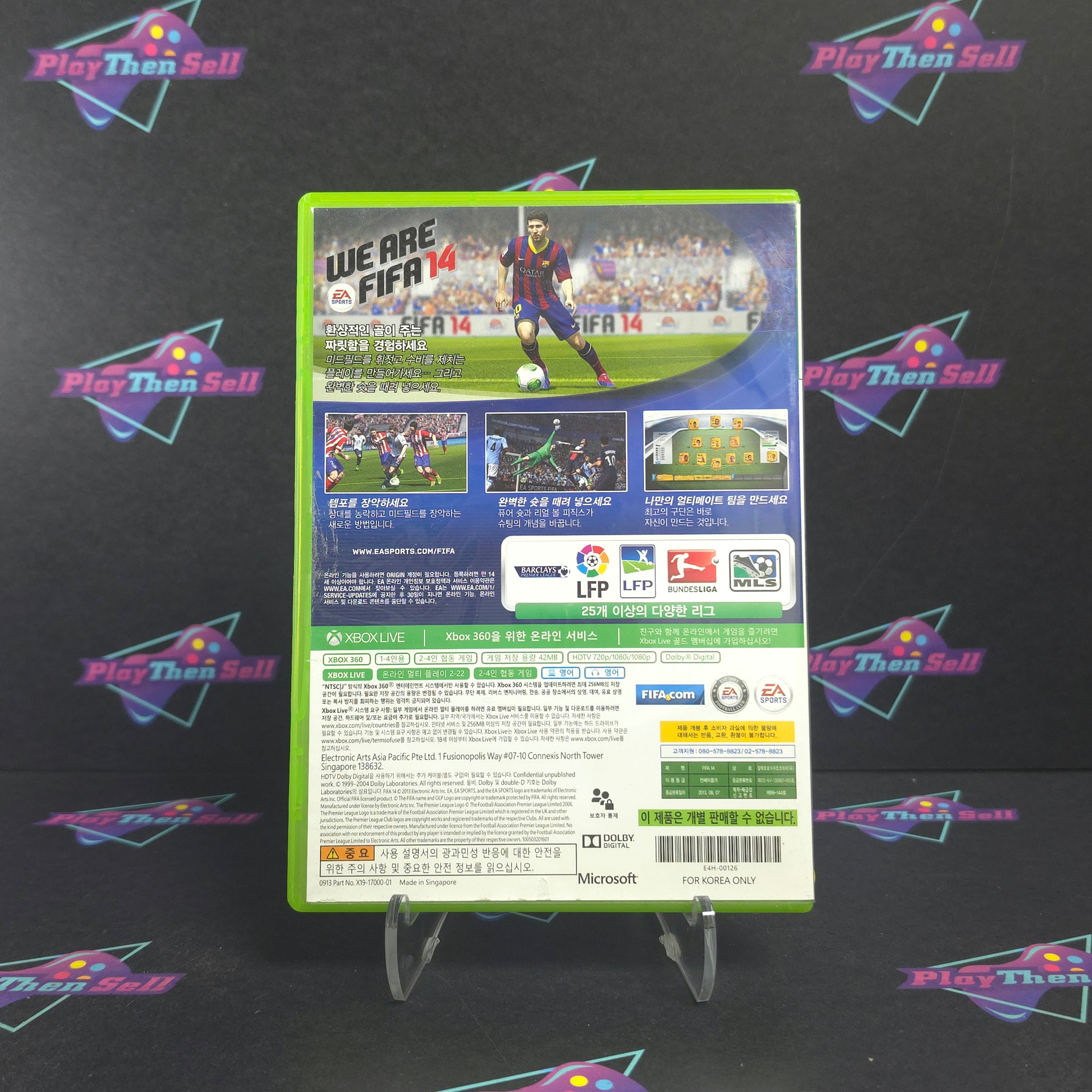 FIFA Soccer 14 Xbox 360 Korean Version CIB - Excellent