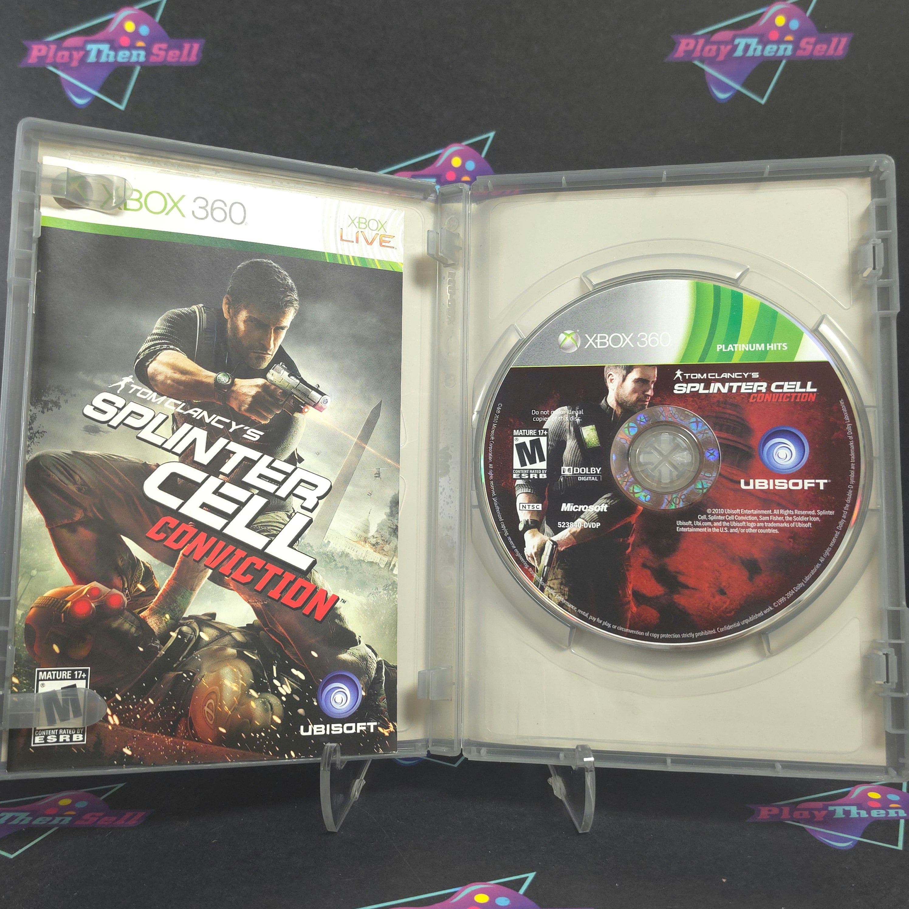 Tom Clancy's Splinter Cell Conviction Xbox 360 PH Complete - Very Good