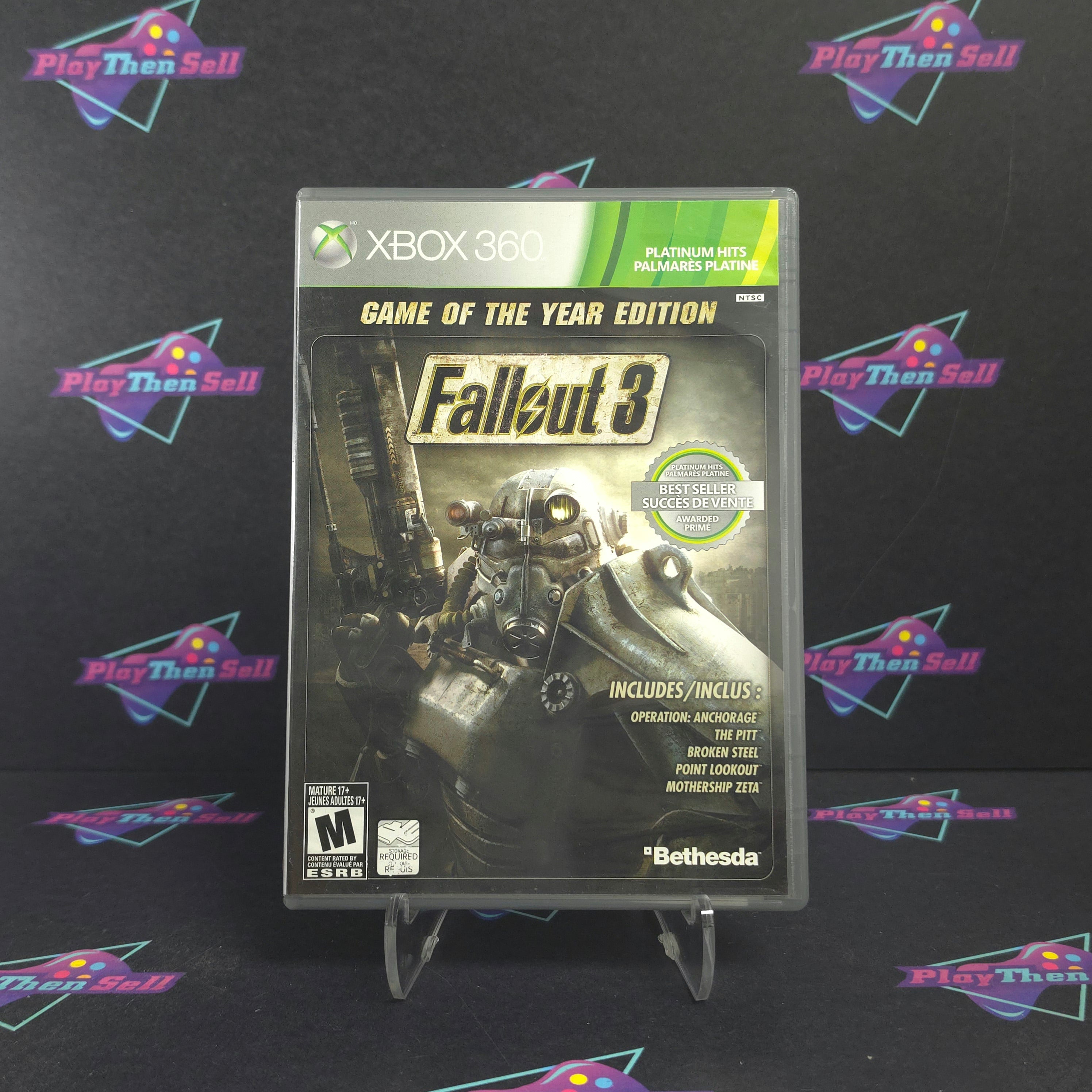 Fallout 3 GOTY Xbox 360 PH Complete - Very Good