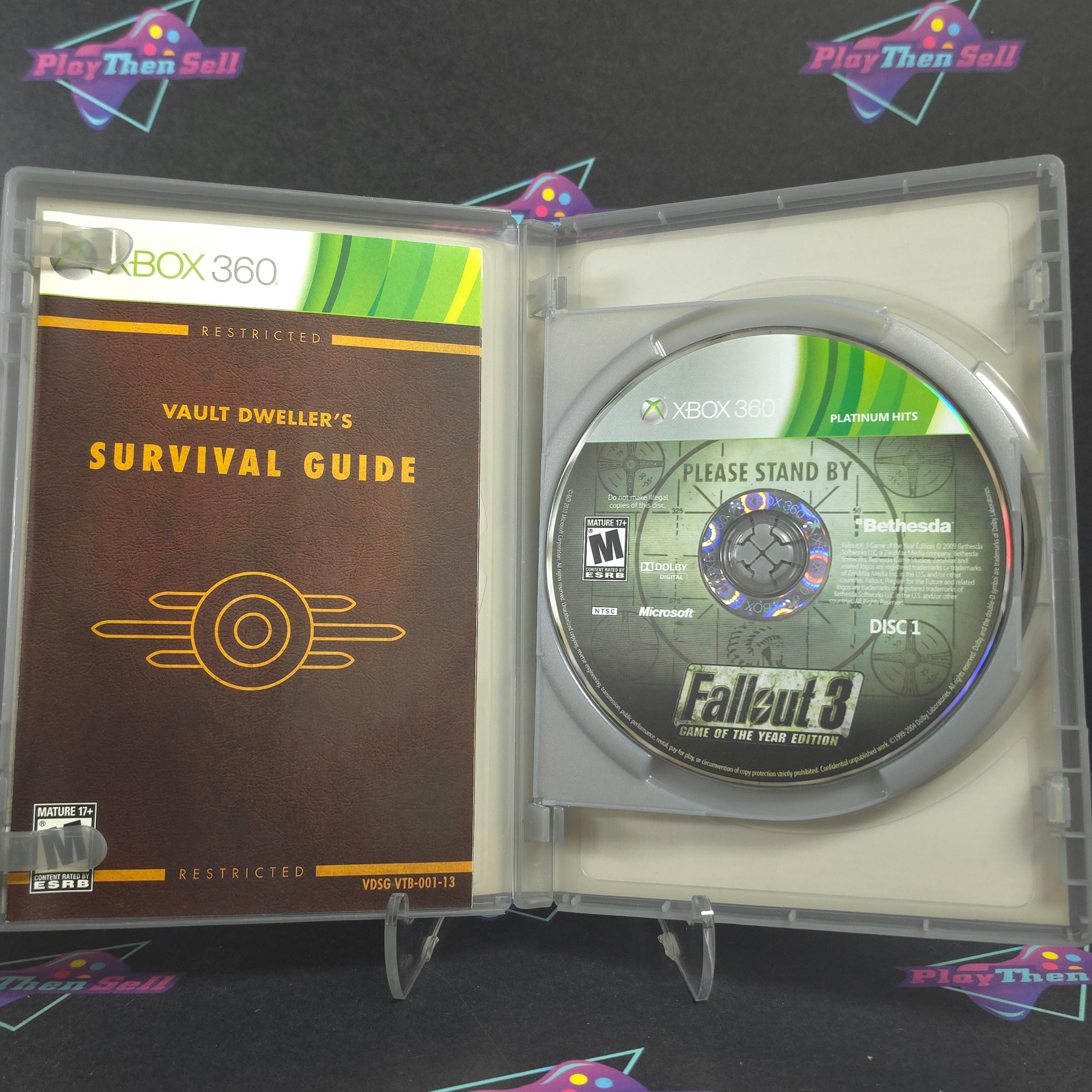 Fallout 3 GOTY Xbox 360 PH Complete - Very Good
