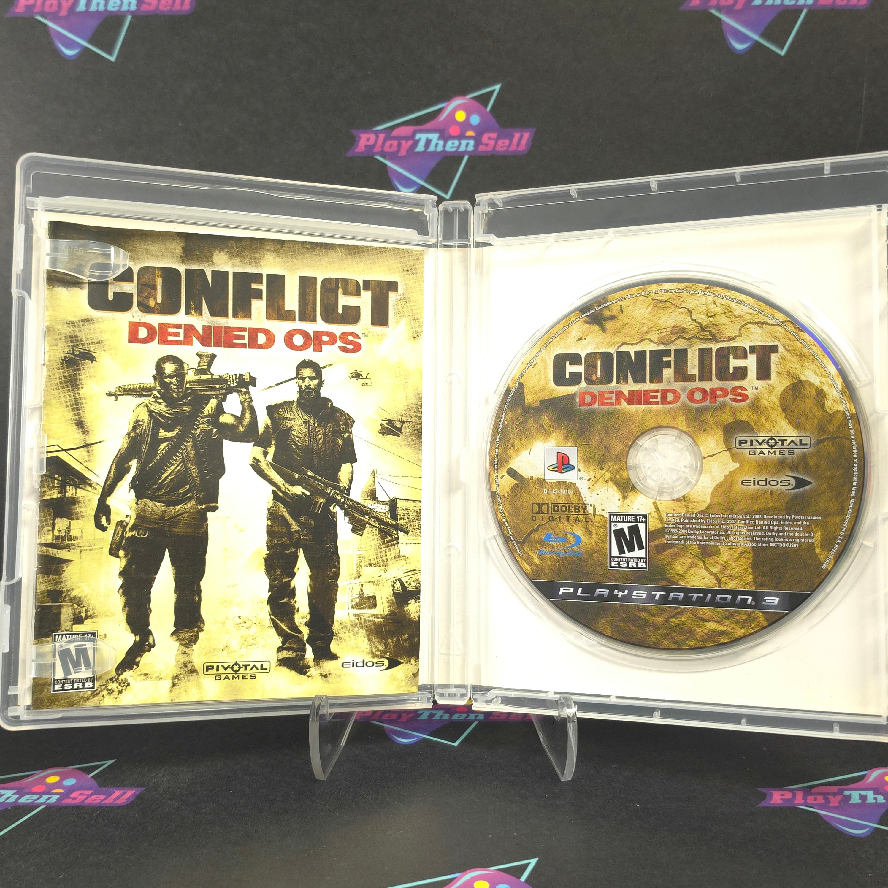 Conflict Denied Ops PS3 PlayStation 3 Complete - Excellent