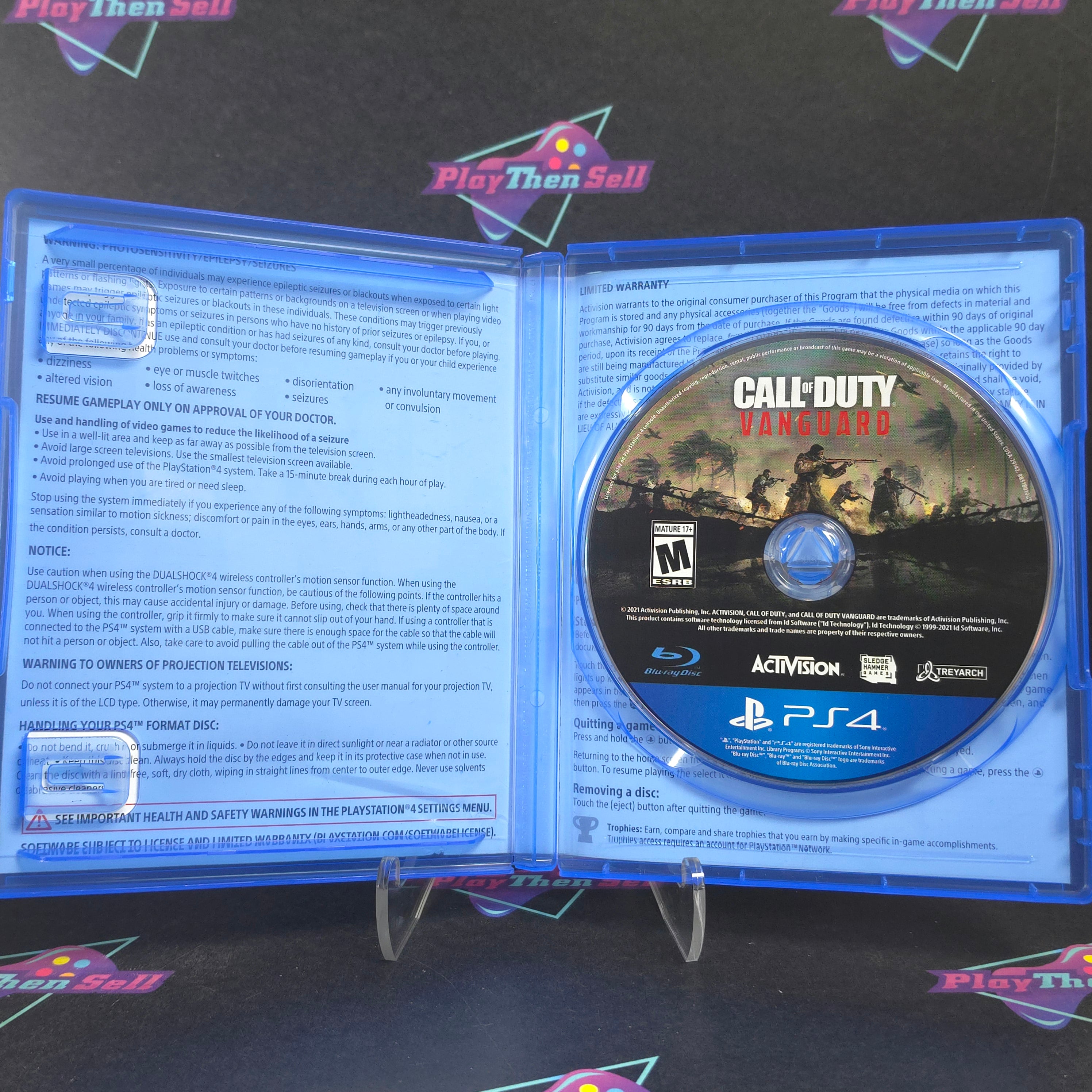 Call of Duty Vanguard PS4 PlayStation 4 Complete - Very Good