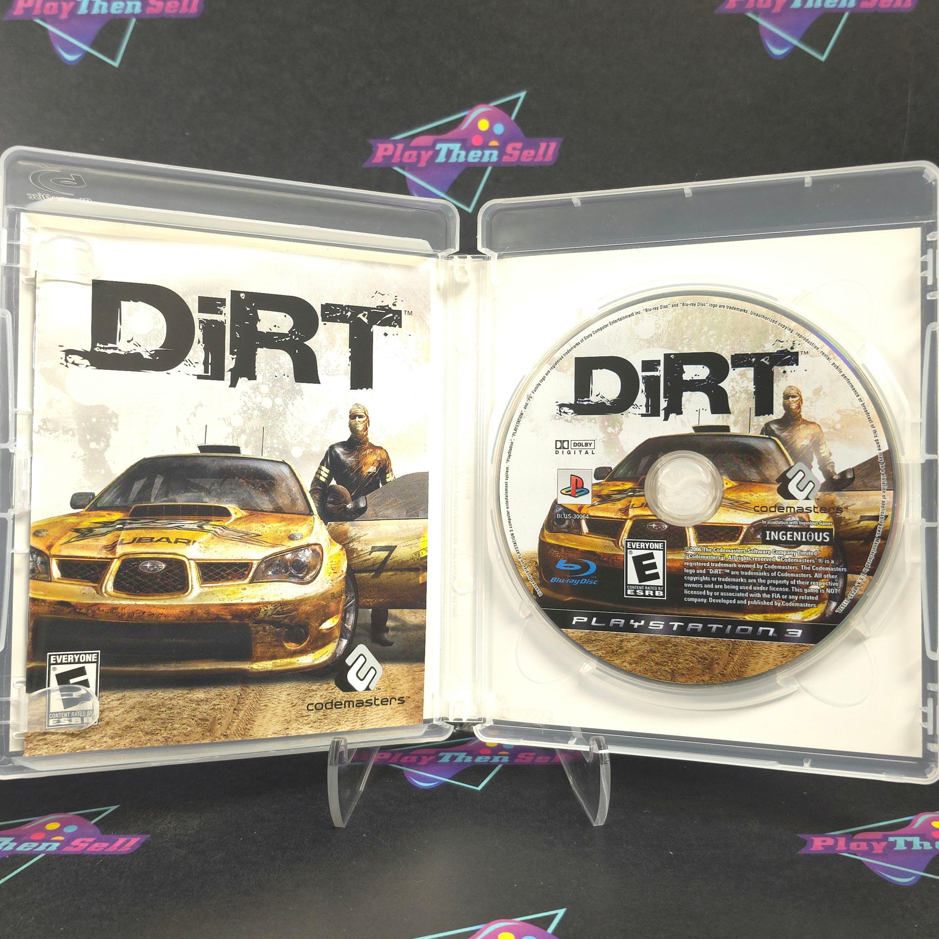 Dirt PS3 PlayStation 3 Complete - Excellent