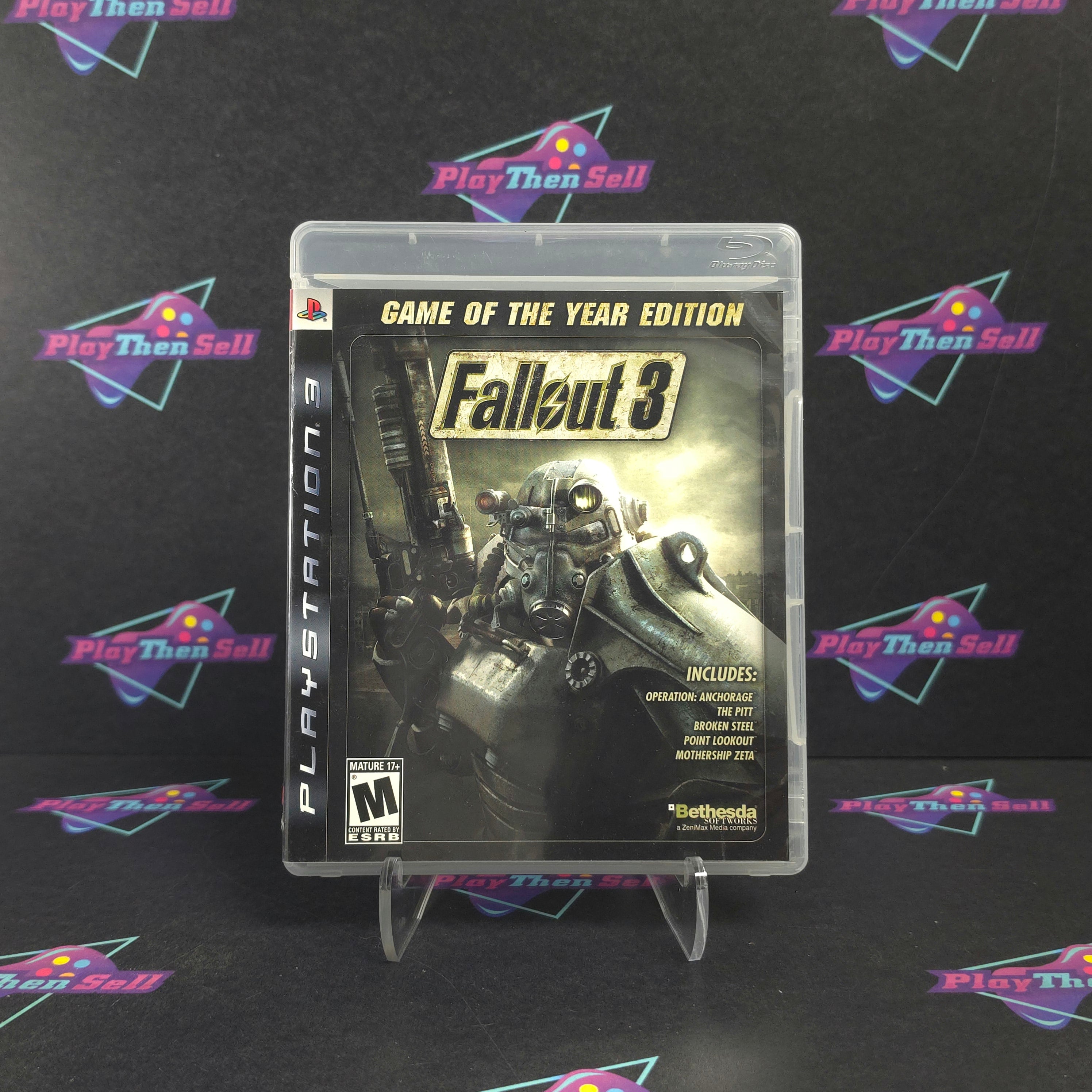 Fallout 3 GOTY PS3 PlayStation 3 Complete - Very Good