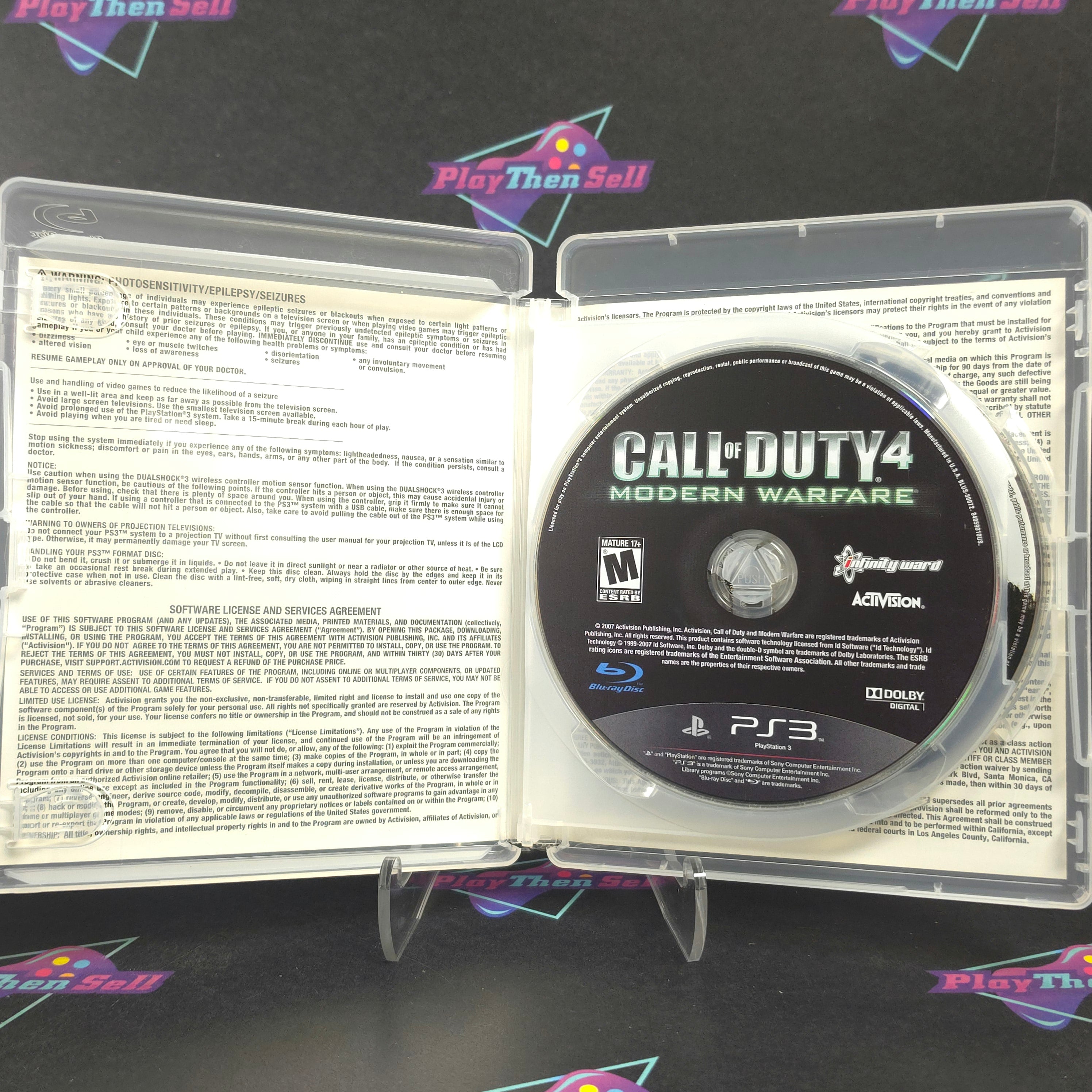 Call of Duty Modern Warfare Collection PS3 PlayStation 3 Complete - Excellent