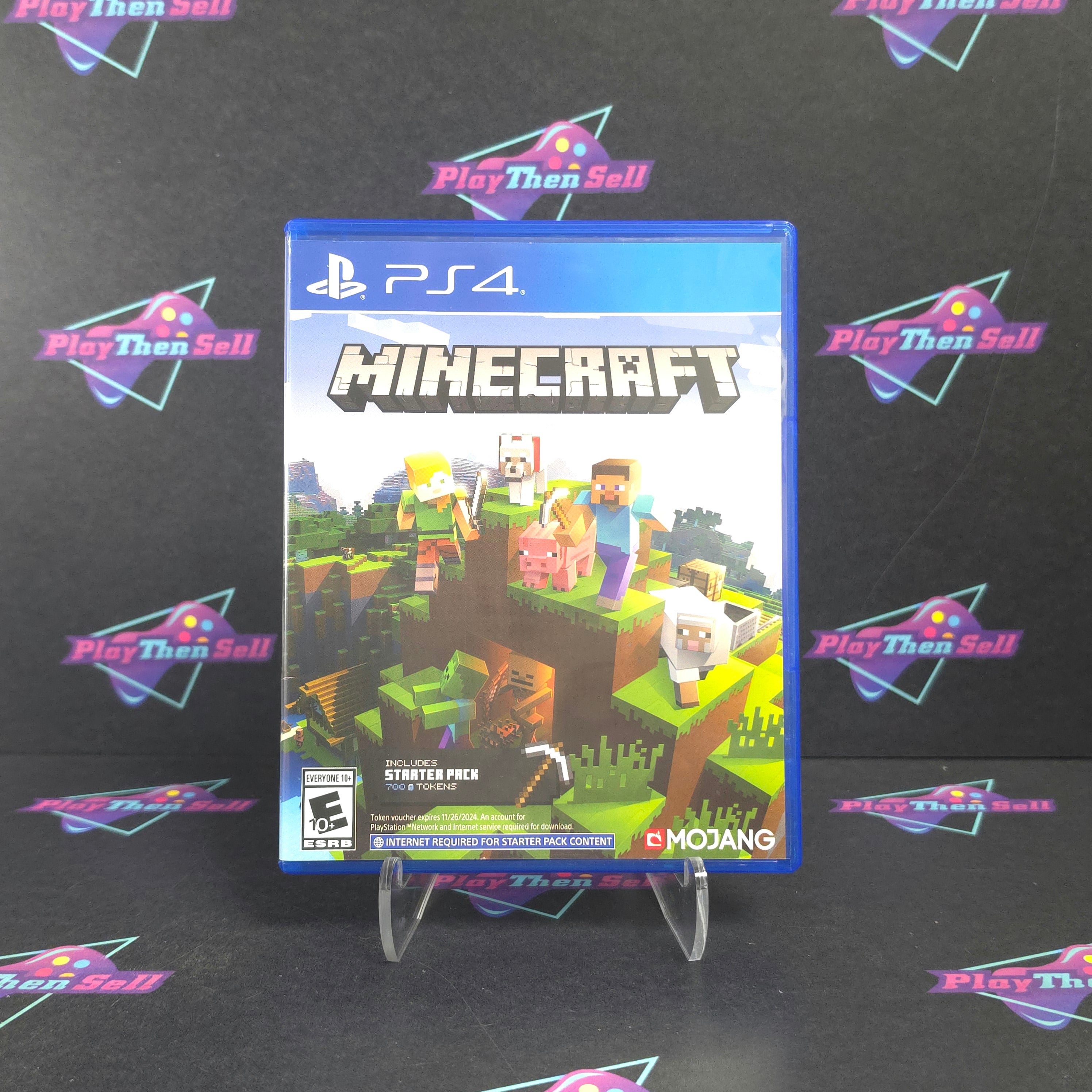 Minecraft Starter Pack PS4 PlayStation 4 Complete - Excellent
