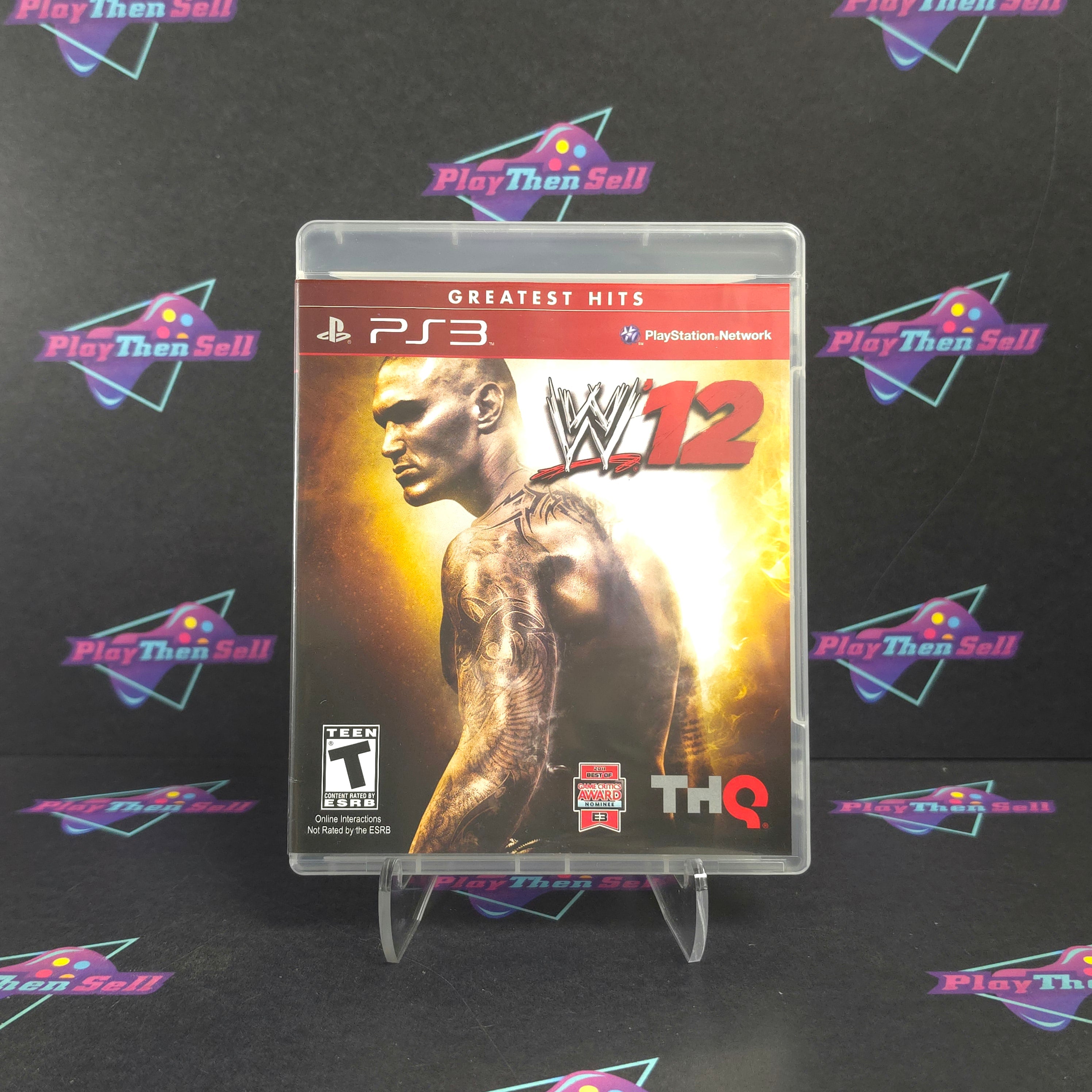 WWE 12 PS3 PlayStation 3 GH Complete - Excellent