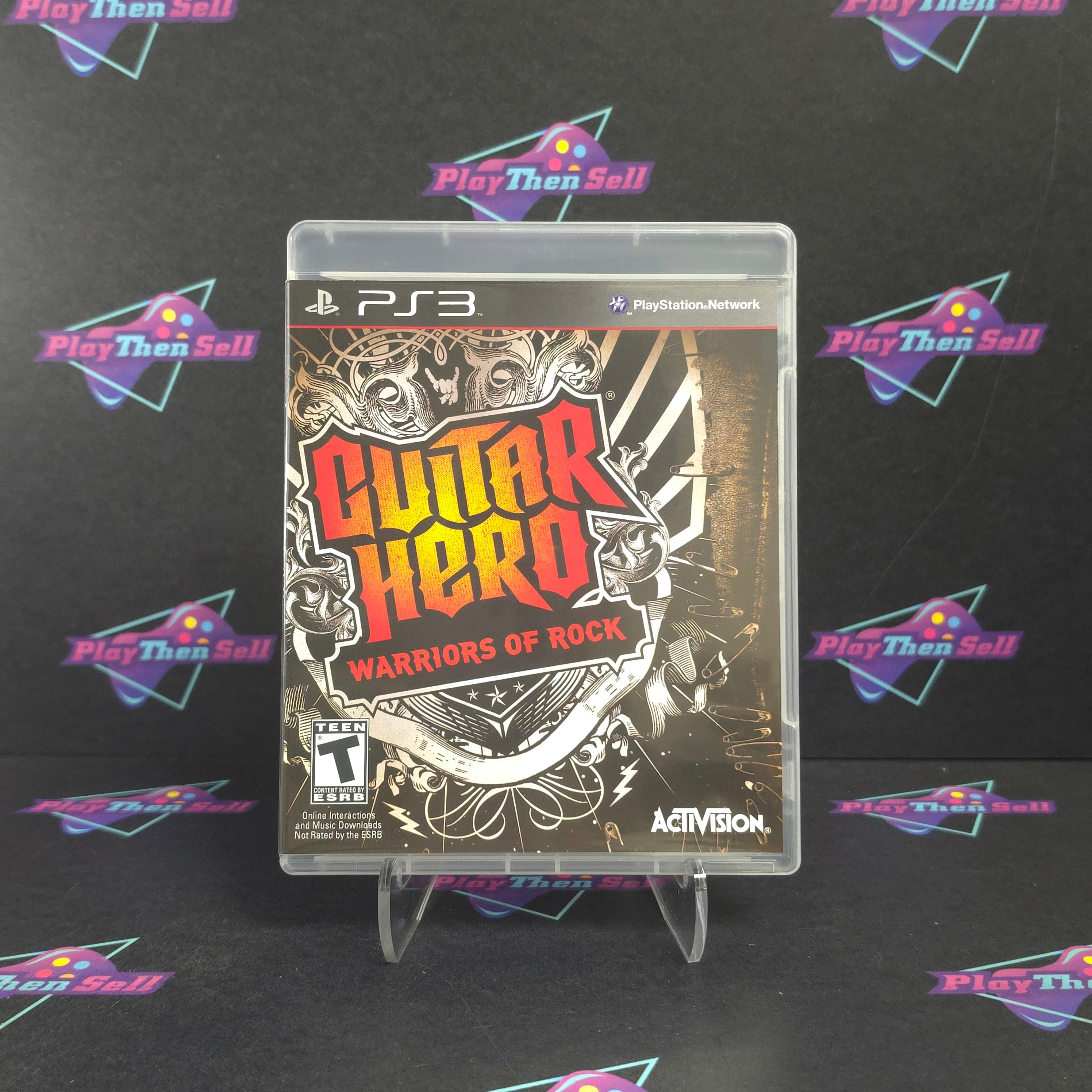 Guitar Hero Warriors of Rock PS3 PlayStation 3 + CD CIB - Excellent