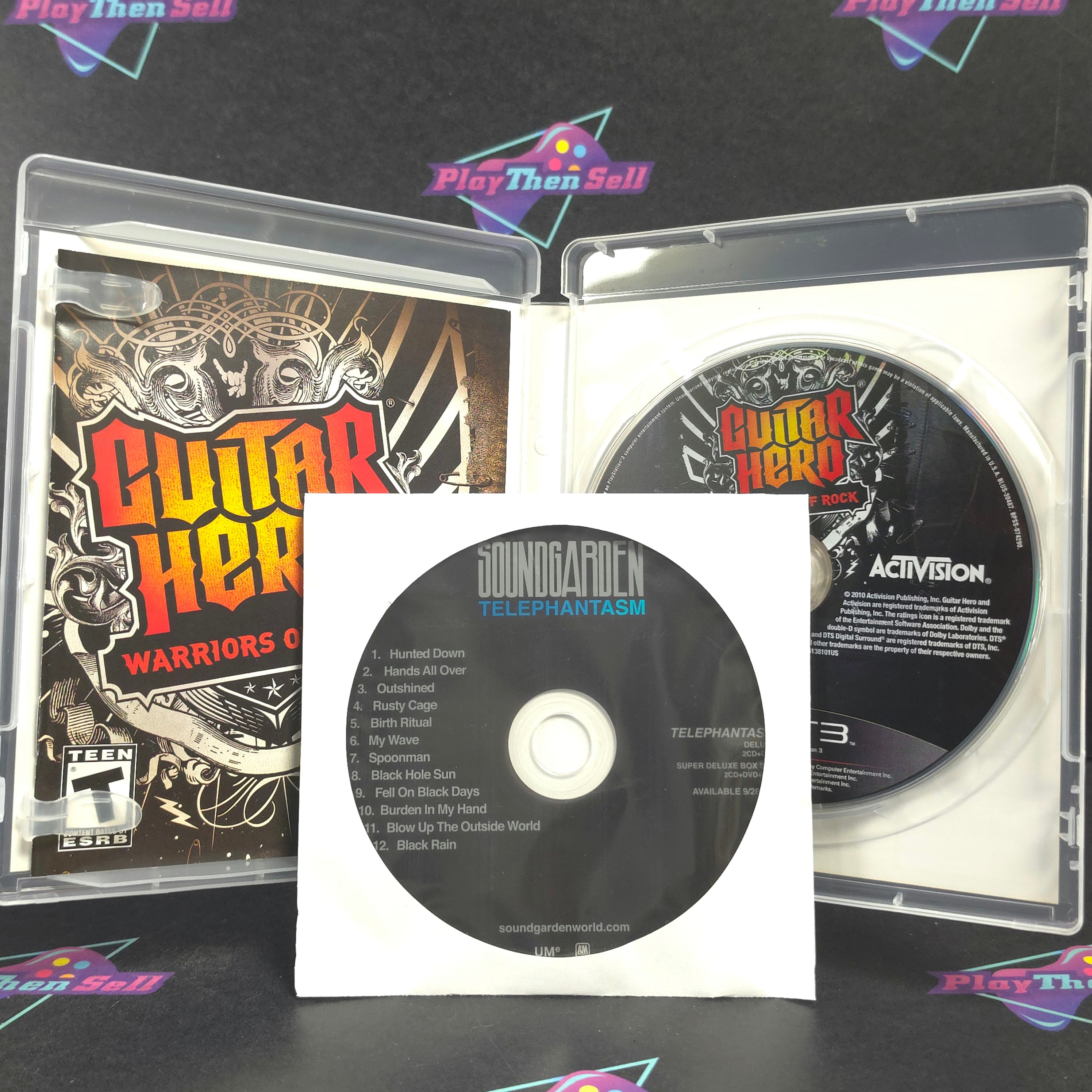 Guitar Hero Warriors of Rock PS3 PlayStation 3 + CD CIB - Excellent
