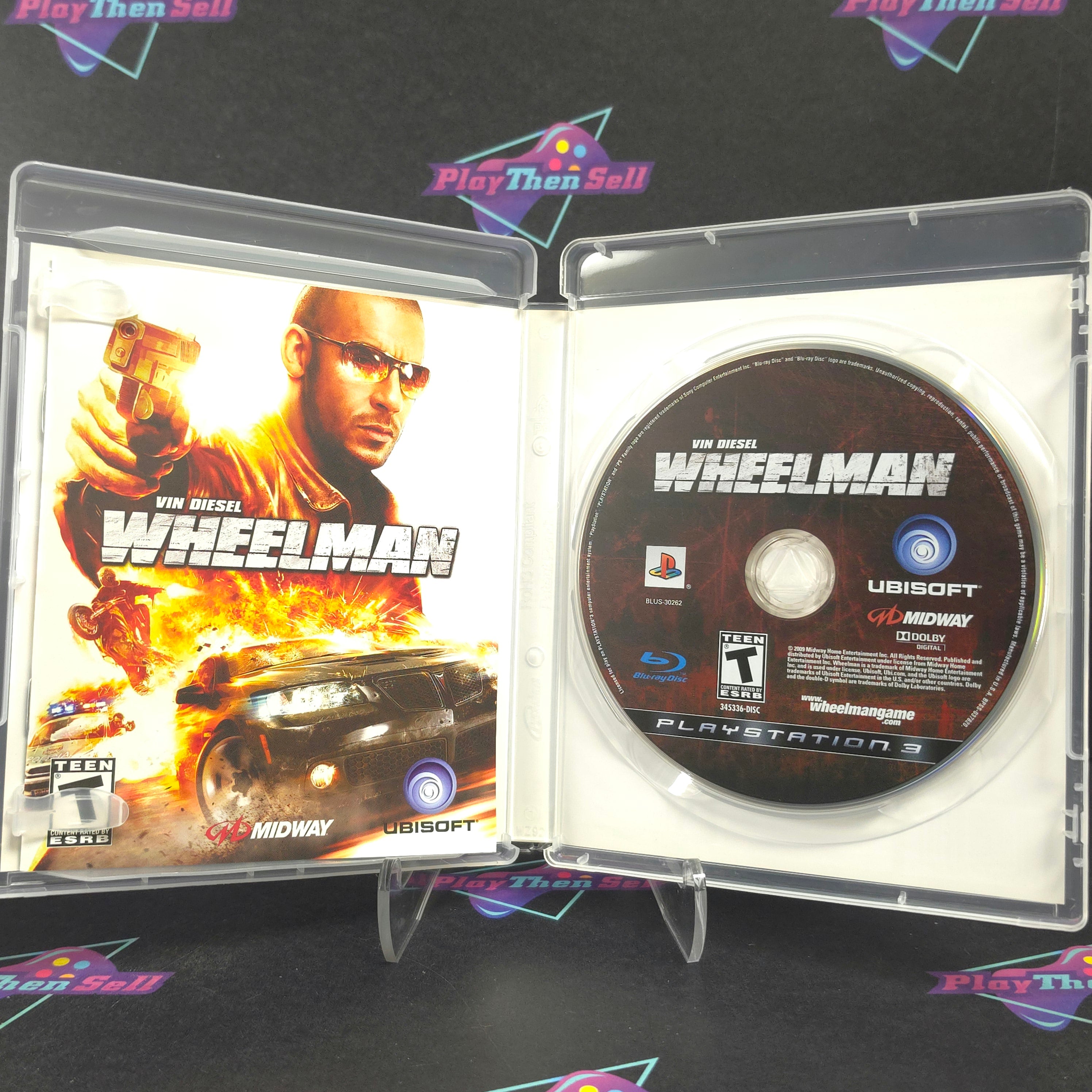 Wheelman PS3 PlayStation 3 + Map Complete - Excellent