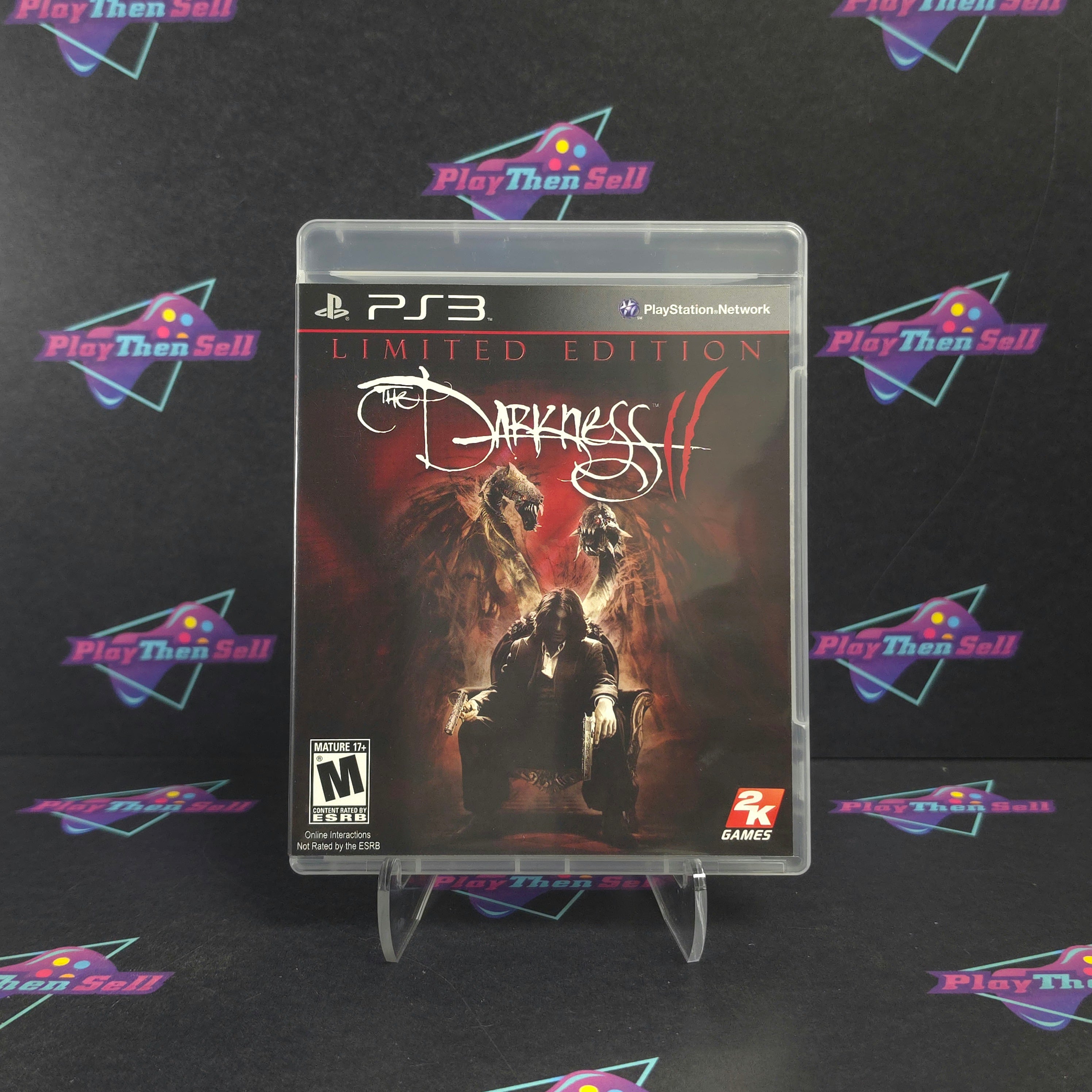 The Darkness II (2) Limited Edition PS3 PlayStation 3 + Poster CIB - Excellent