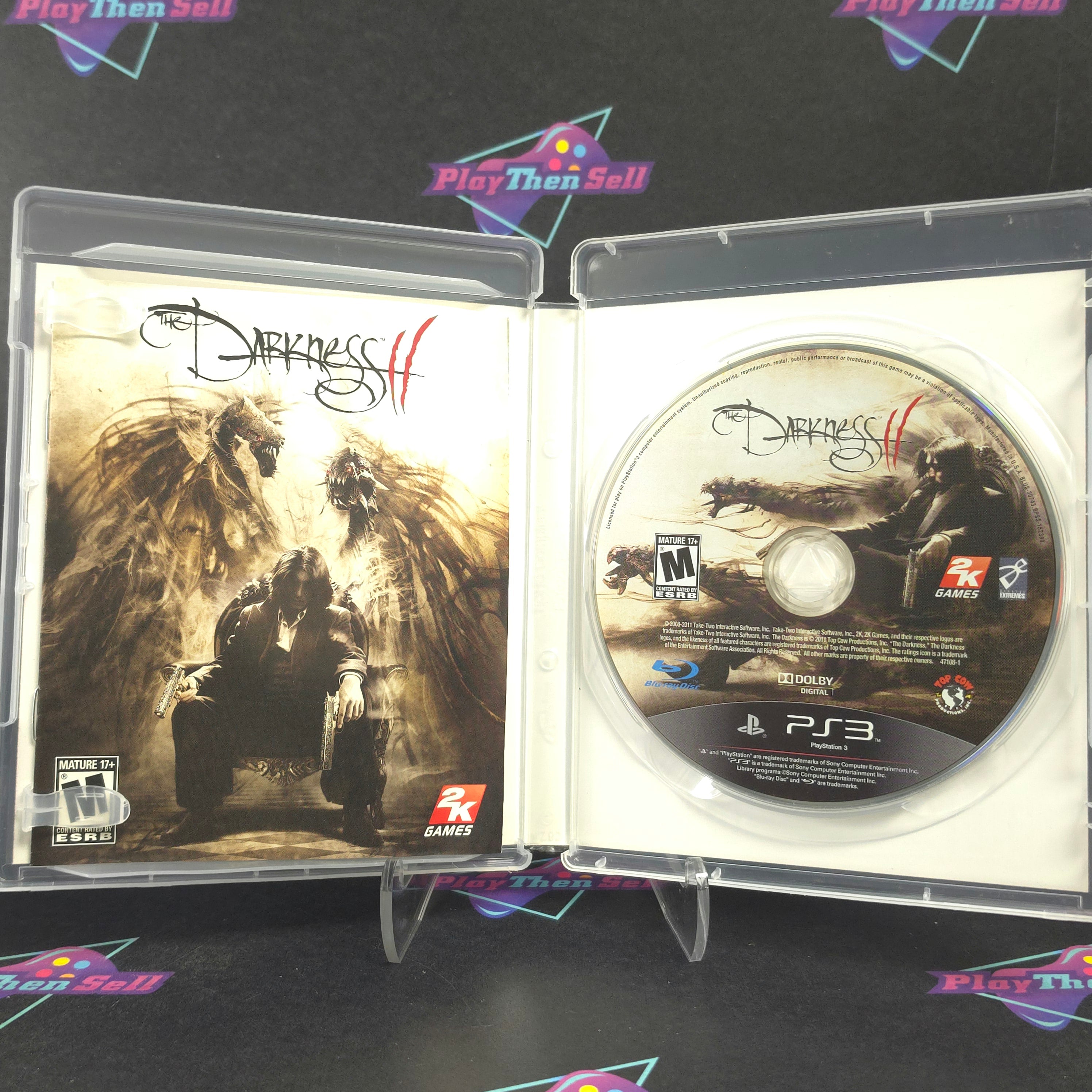 The Darkness II (2) Limited Edition PS3 PlayStation 3 + Poster CIB - Excellent