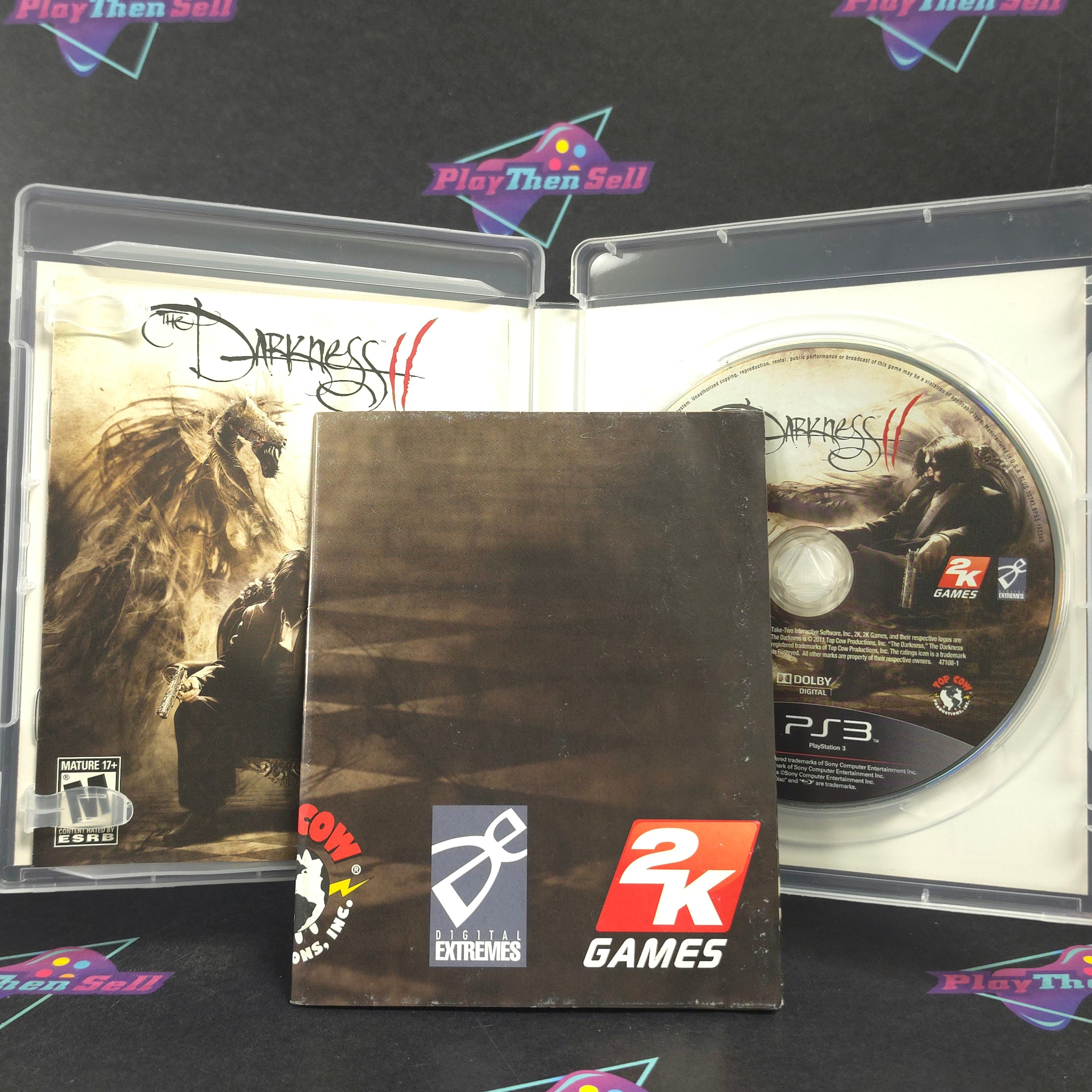 The Darkness II (2) Limited Edition PS3 PlayStation 3 + Poster CIB - Excellent