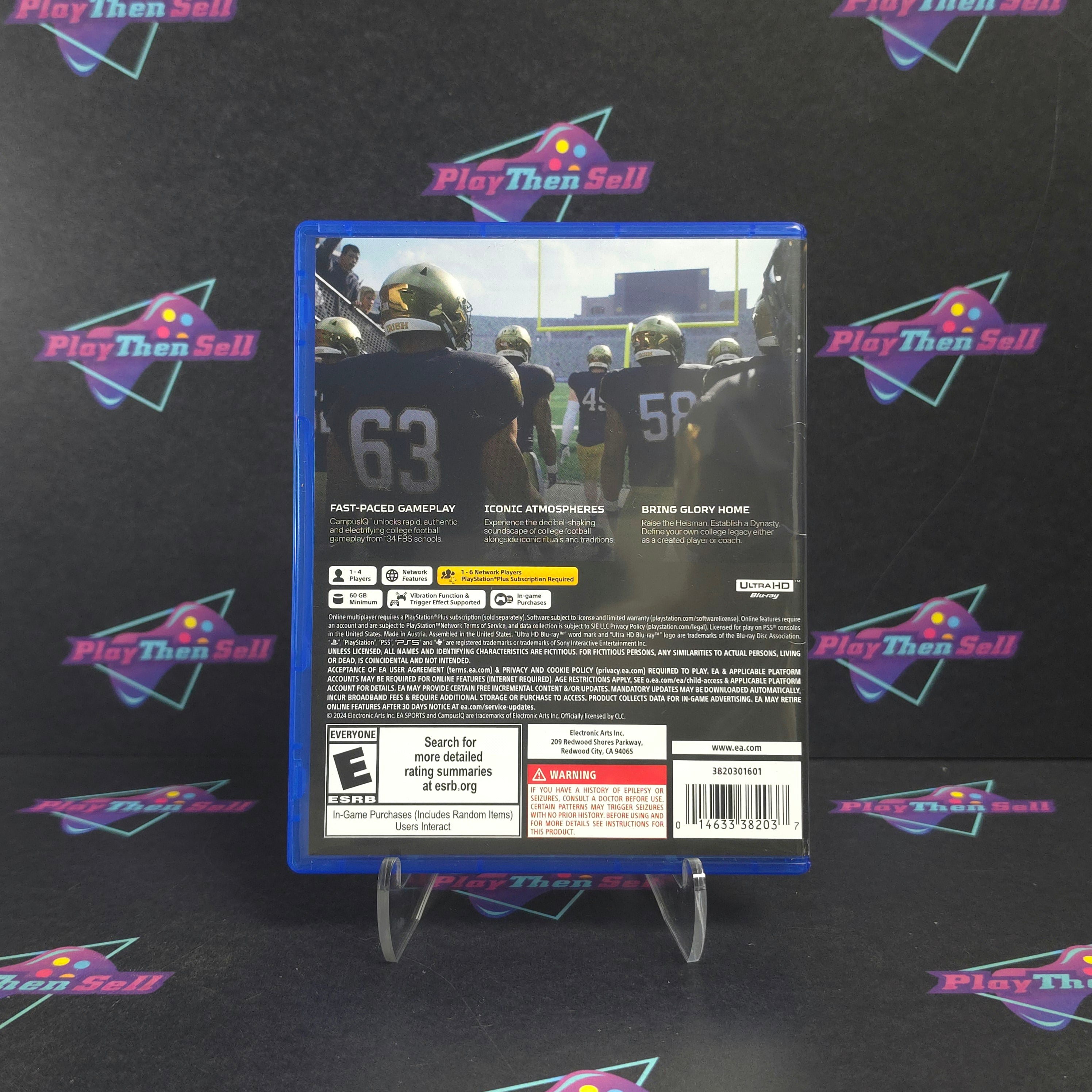 College Football 25 PS5 PlayStation 5 Complete - Excellent