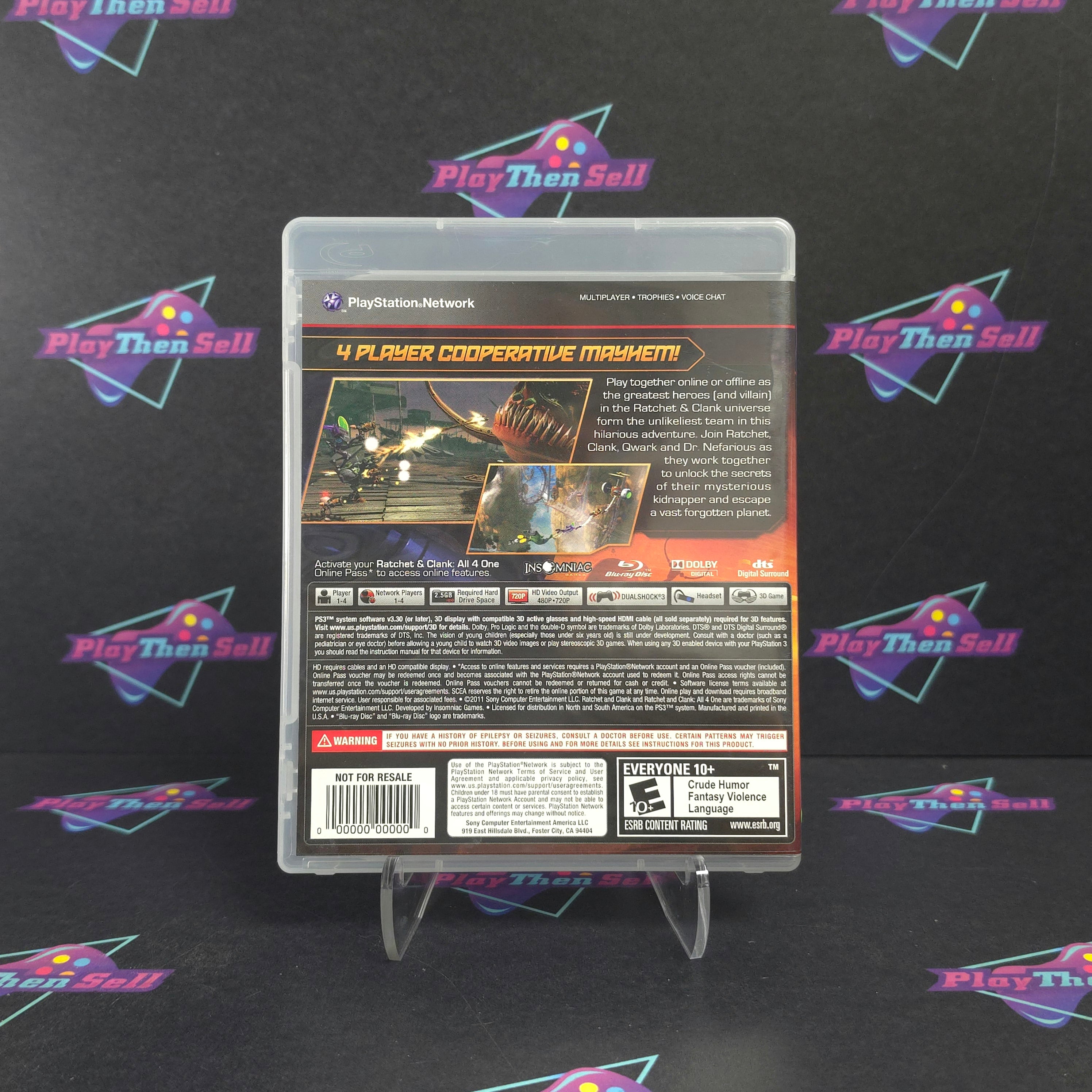 Ratchet & Clank All 4 One PS3 PlayStation 3  - Very Good