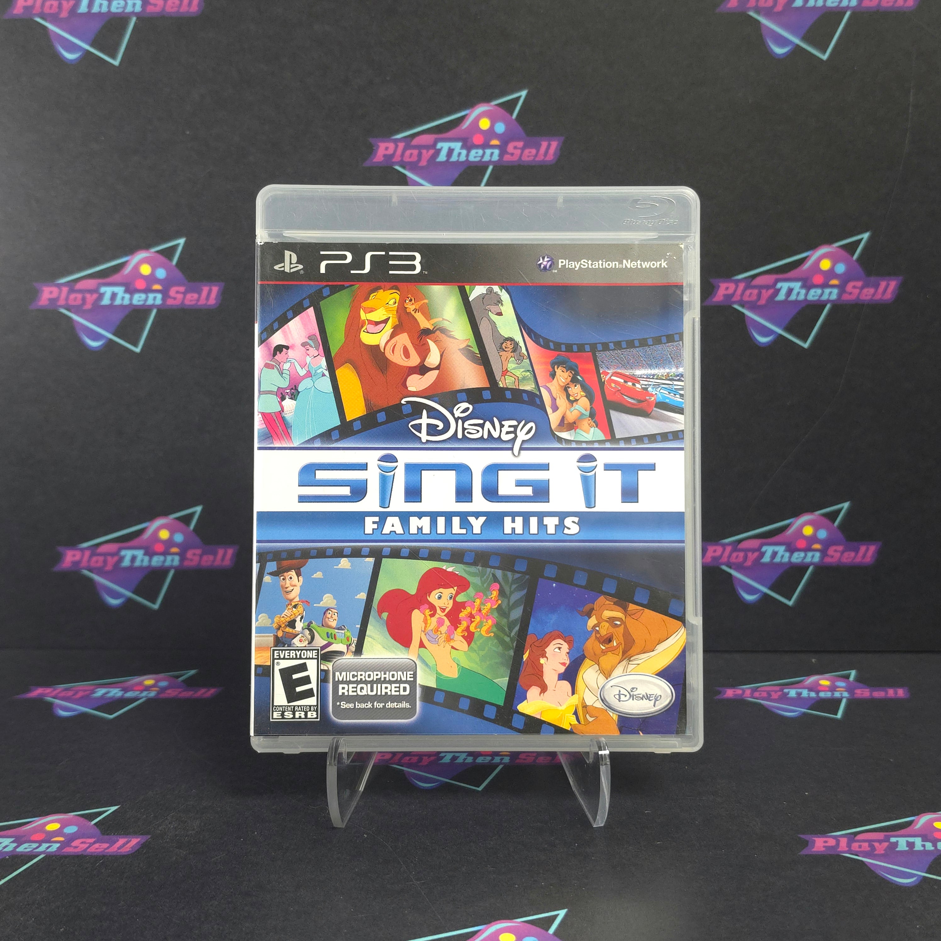 Sing It Disney Family Hits PS3 PlayStation 3 - Very Good