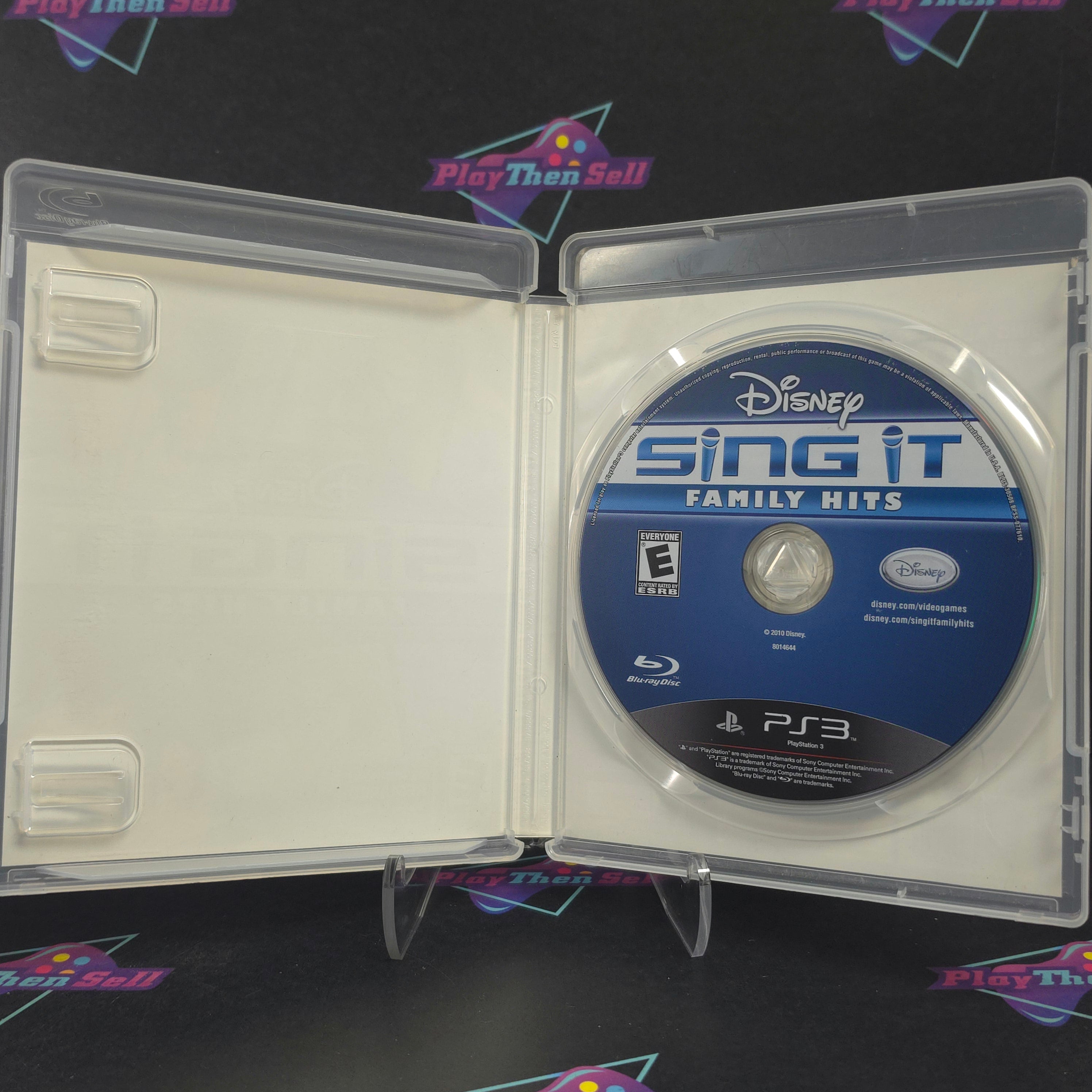 Sing It Disney Family Hits PS3 PlayStation 3 - Very Good