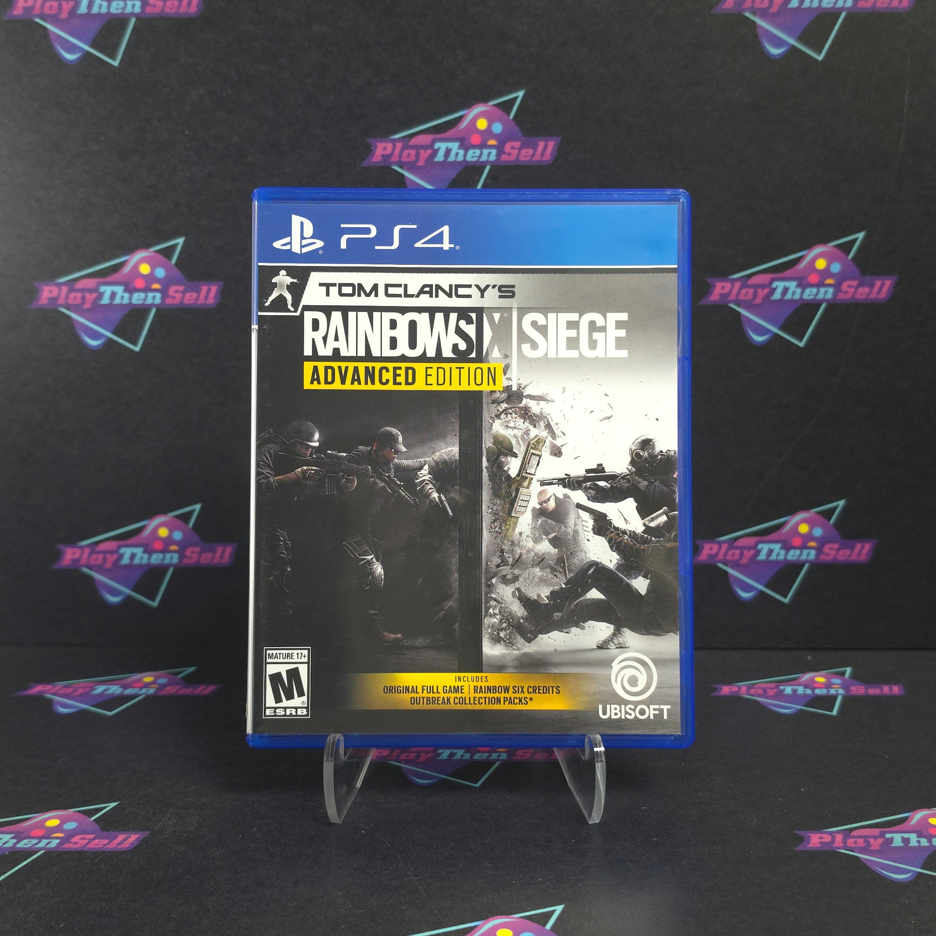 Tom Clancy's Rainbow Six Siege Advanced Edition PS4 PlayStation 4 CIB - Excellent